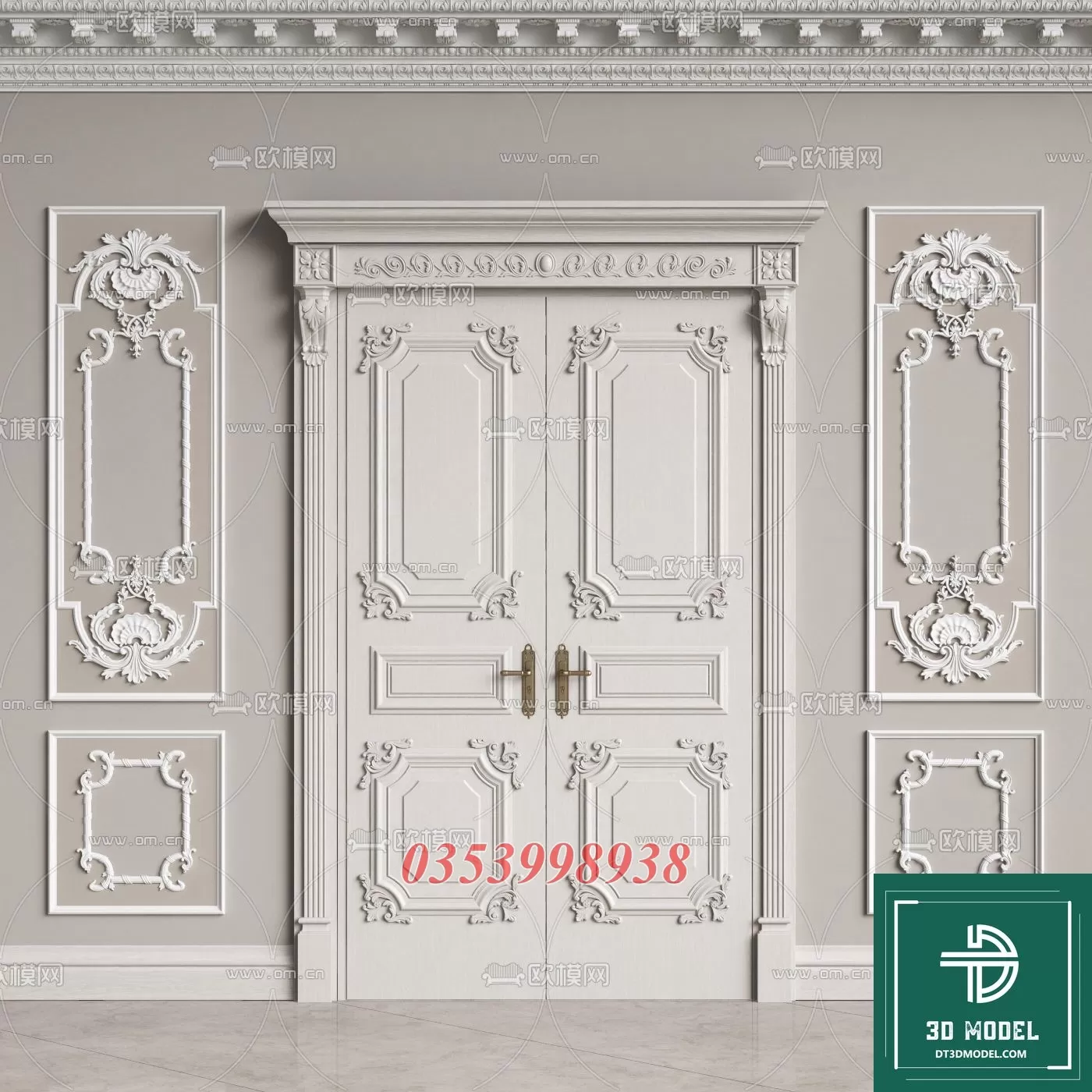 CLASSIC DOOR – 3DSKY MODELS – 052