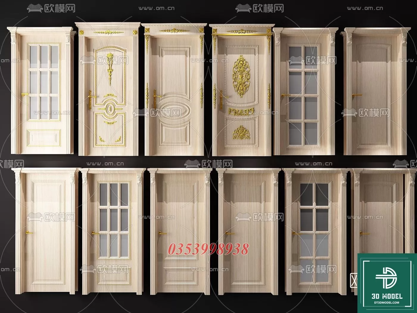 CLASSIC DOOR – 3DSKY MODELS – 053