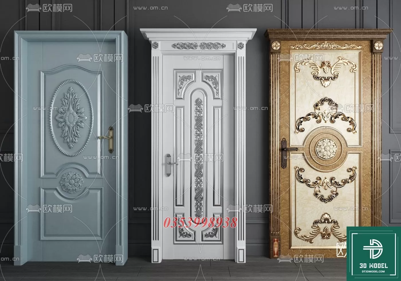 CLASSIC DOOR – 3DSKY MODELS – 056