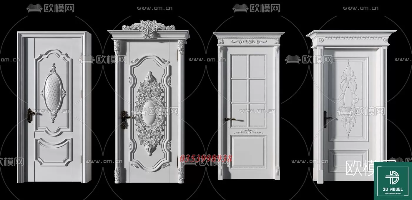 CLASSIC DOOR – 3DSKY MODELS – 059