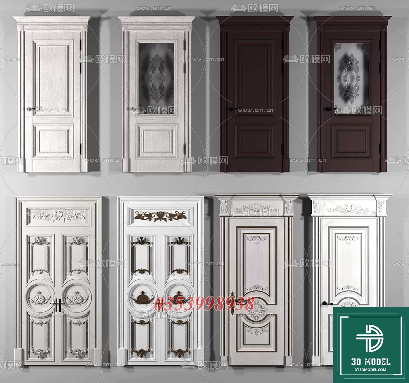 CLASSIC DOOR – 3DSKY MODELS – 064
