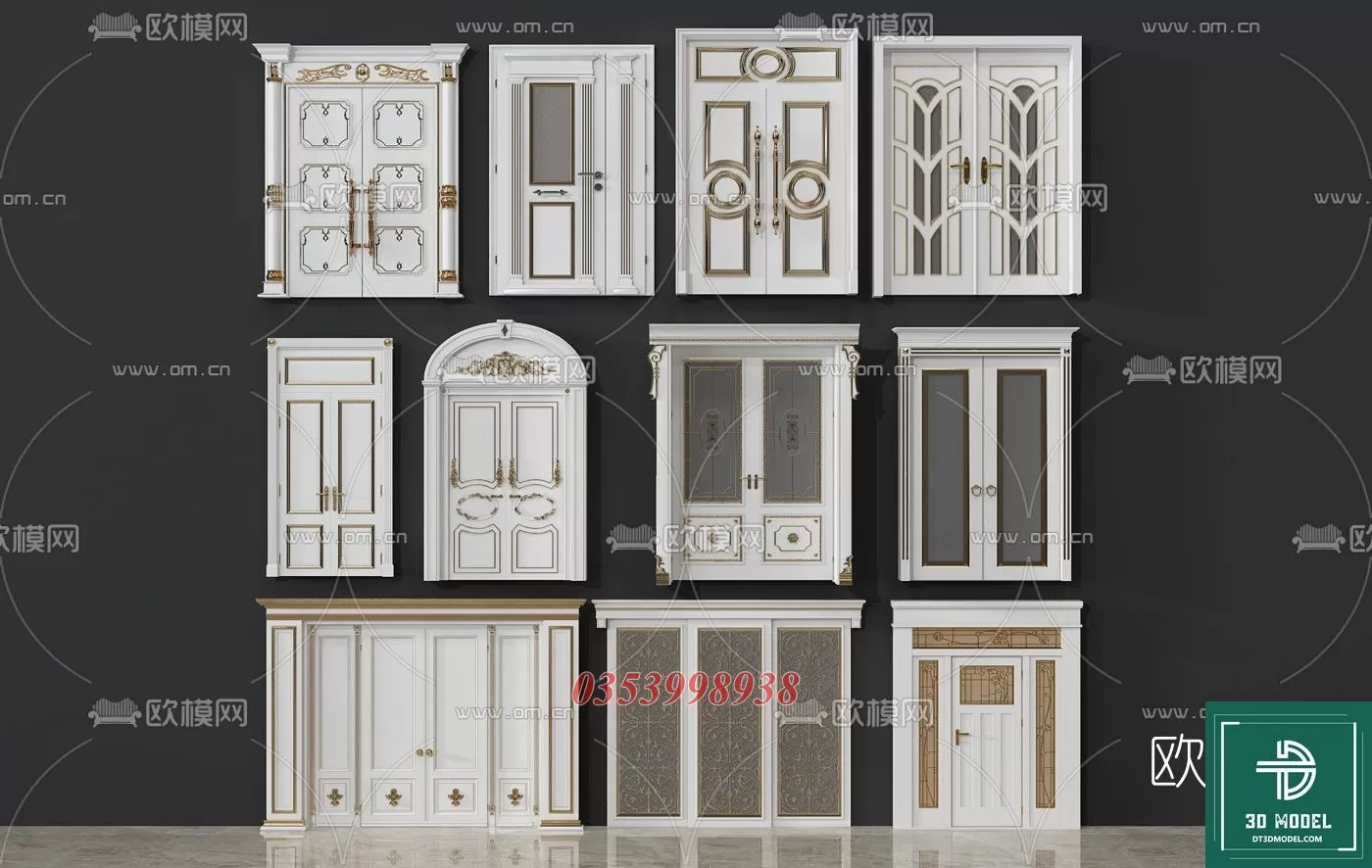 CLASSIC DOOR – 3DSKY MODELS – 067