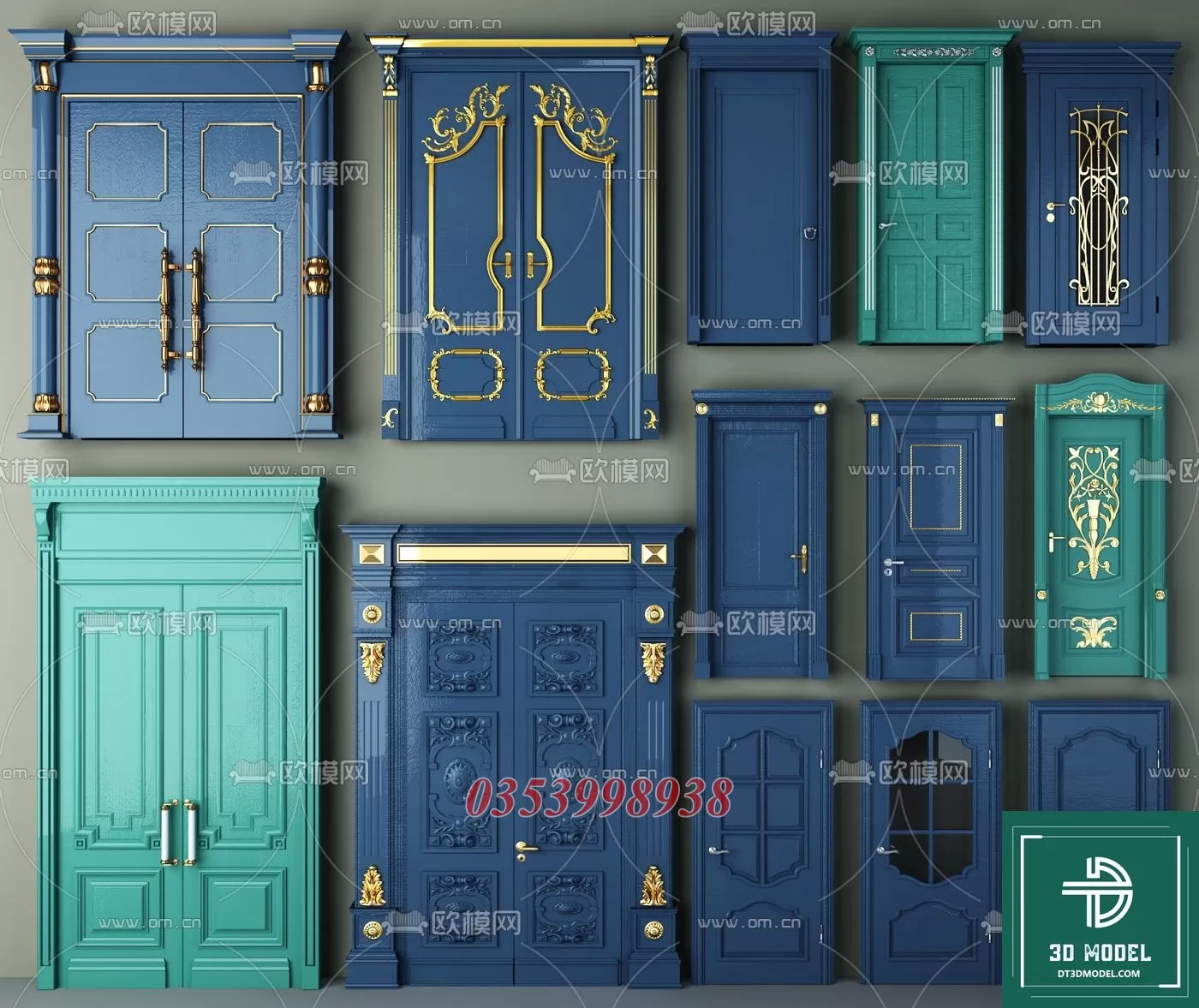 CLASSIC DOOR – 3DSKY MODELS – 070