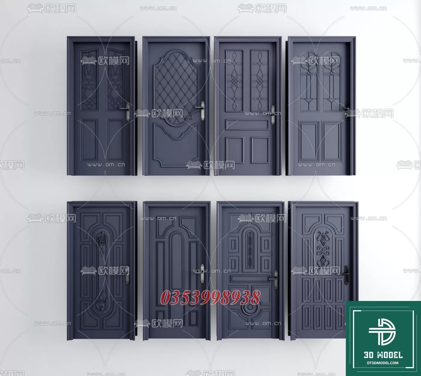 CLASSIC DOOR – 3DSKY MODELS – 073