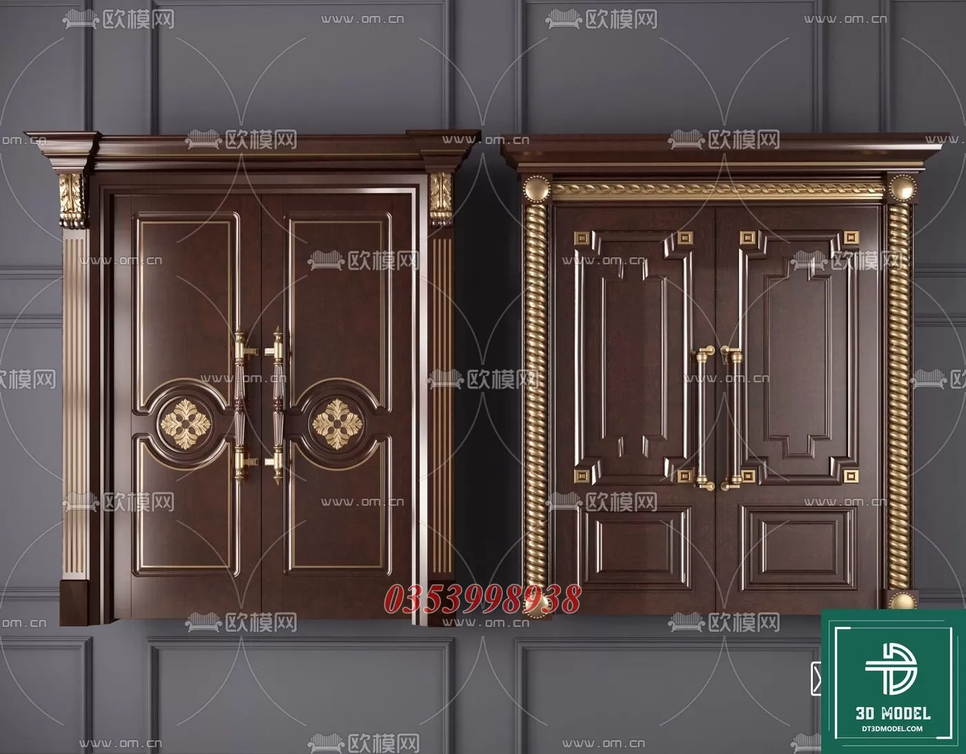 CLASSIC DOOR – 3DSKY MODELS – 074