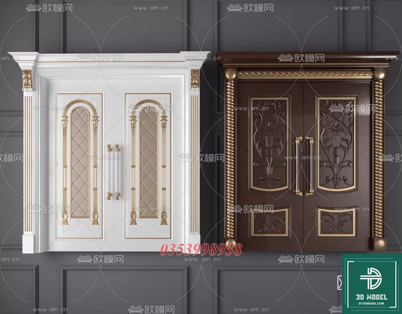 CLASSIC DOOR – 3DSKY MODELS – 075