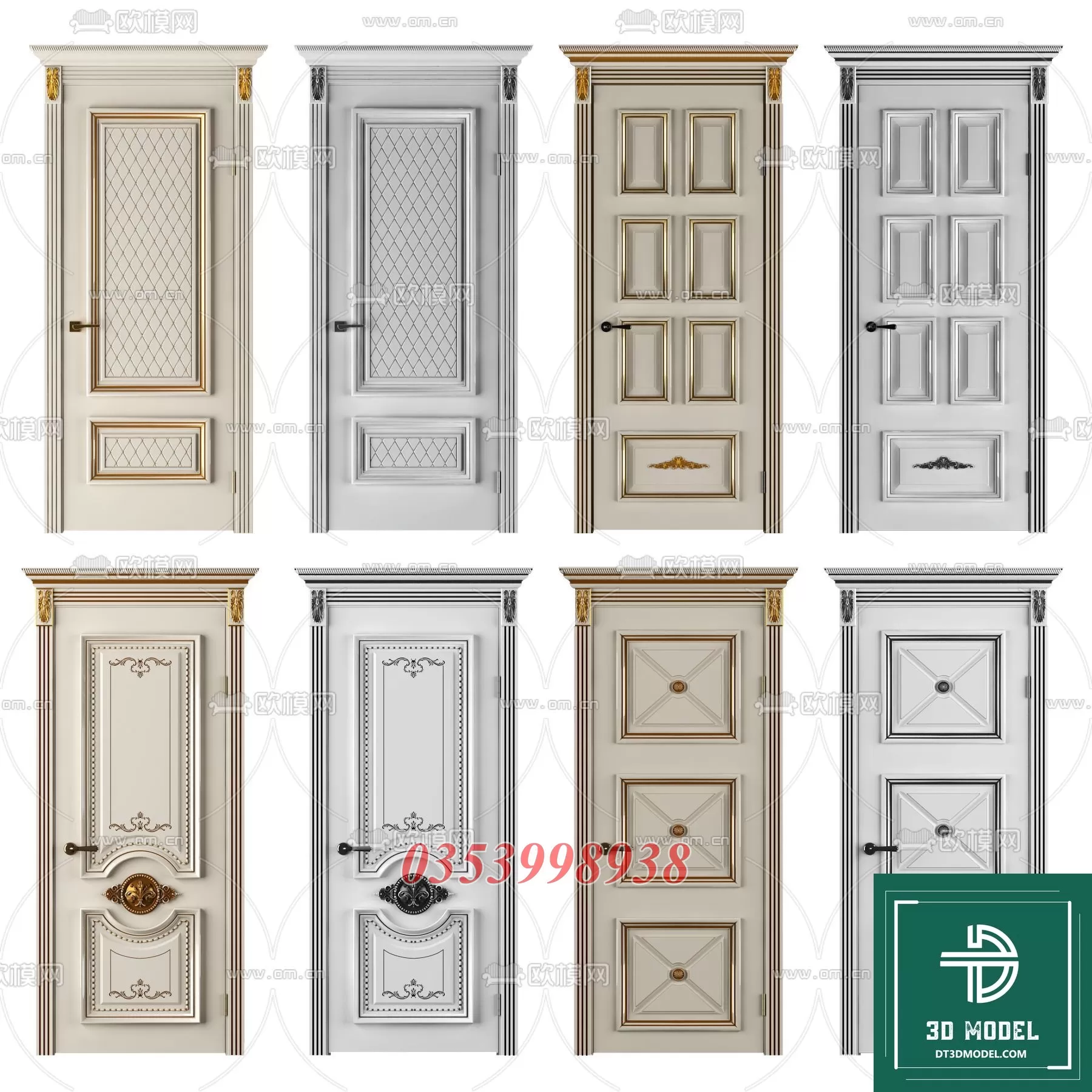 CLASSIC DOOR – 3DSKY MODELS – 079