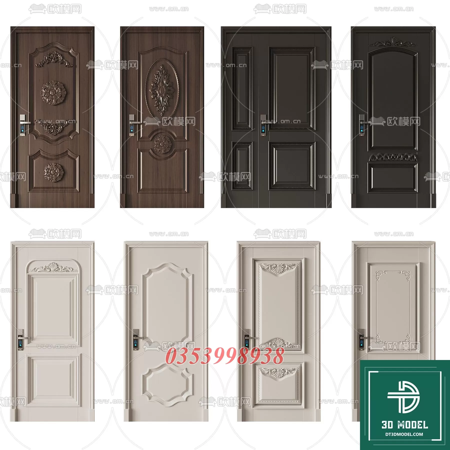 CLASSIC DOOR – 3DSKY MODELS – 087