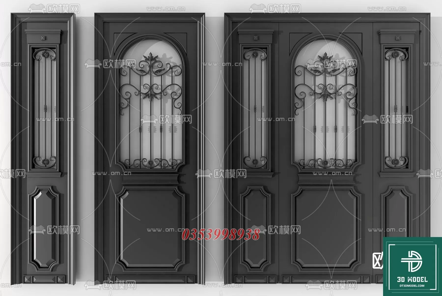 CLASSIC DOOR – 3DSKY MODELS – 091