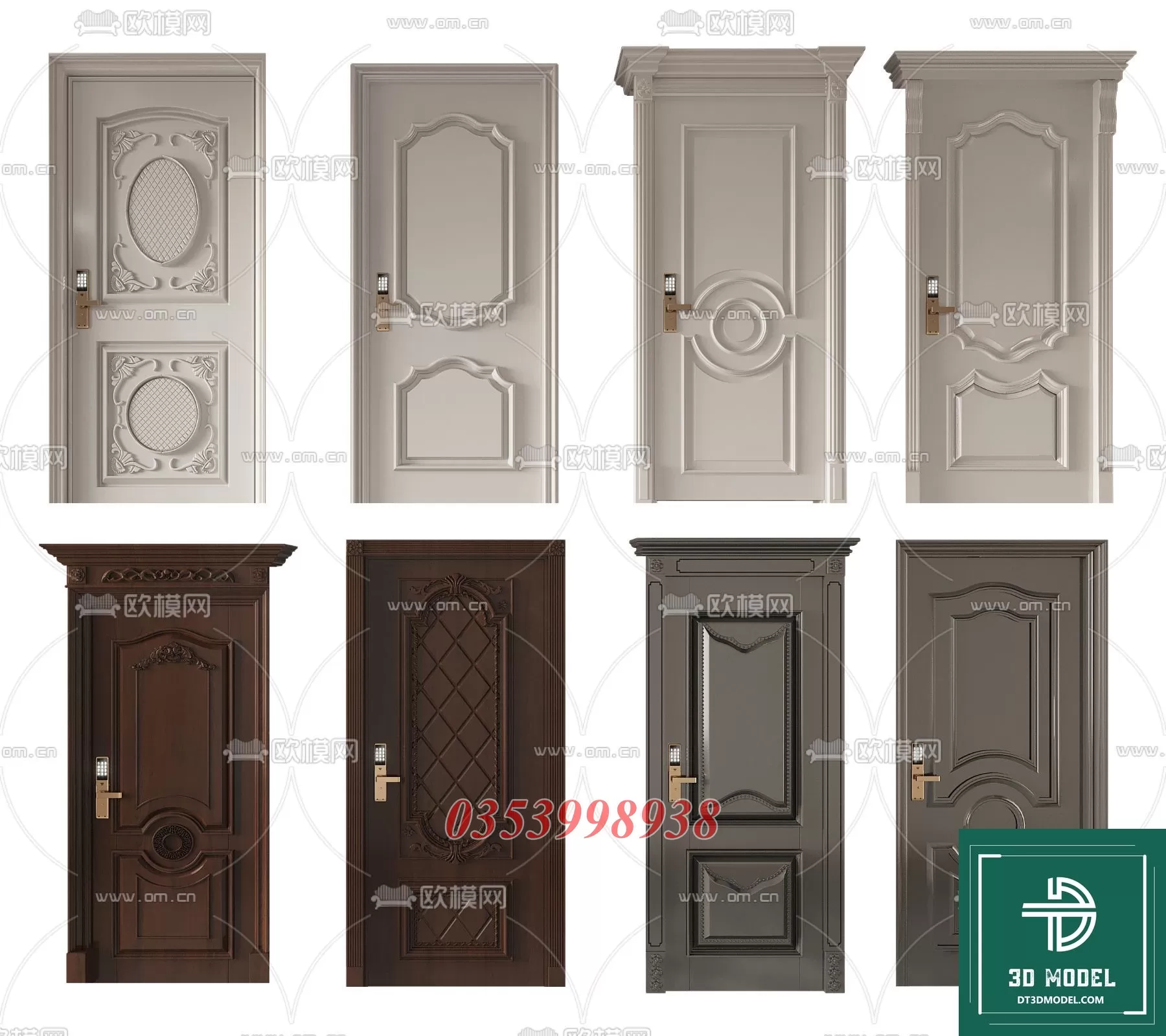 CLASSIC DOOR – 3DSKY MODELS – 093