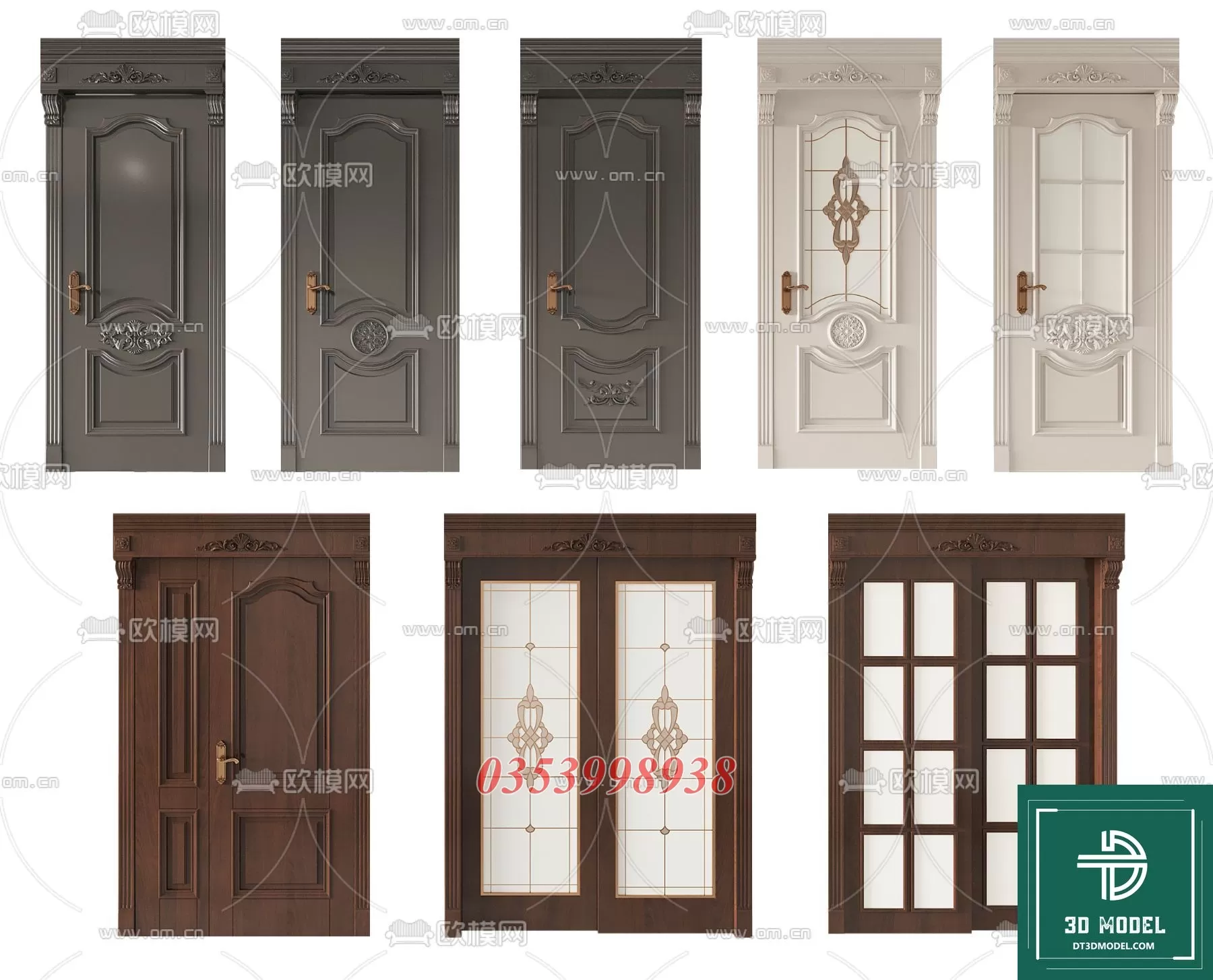 CLASSIC DOOR – 3DSKY MODELS – 094