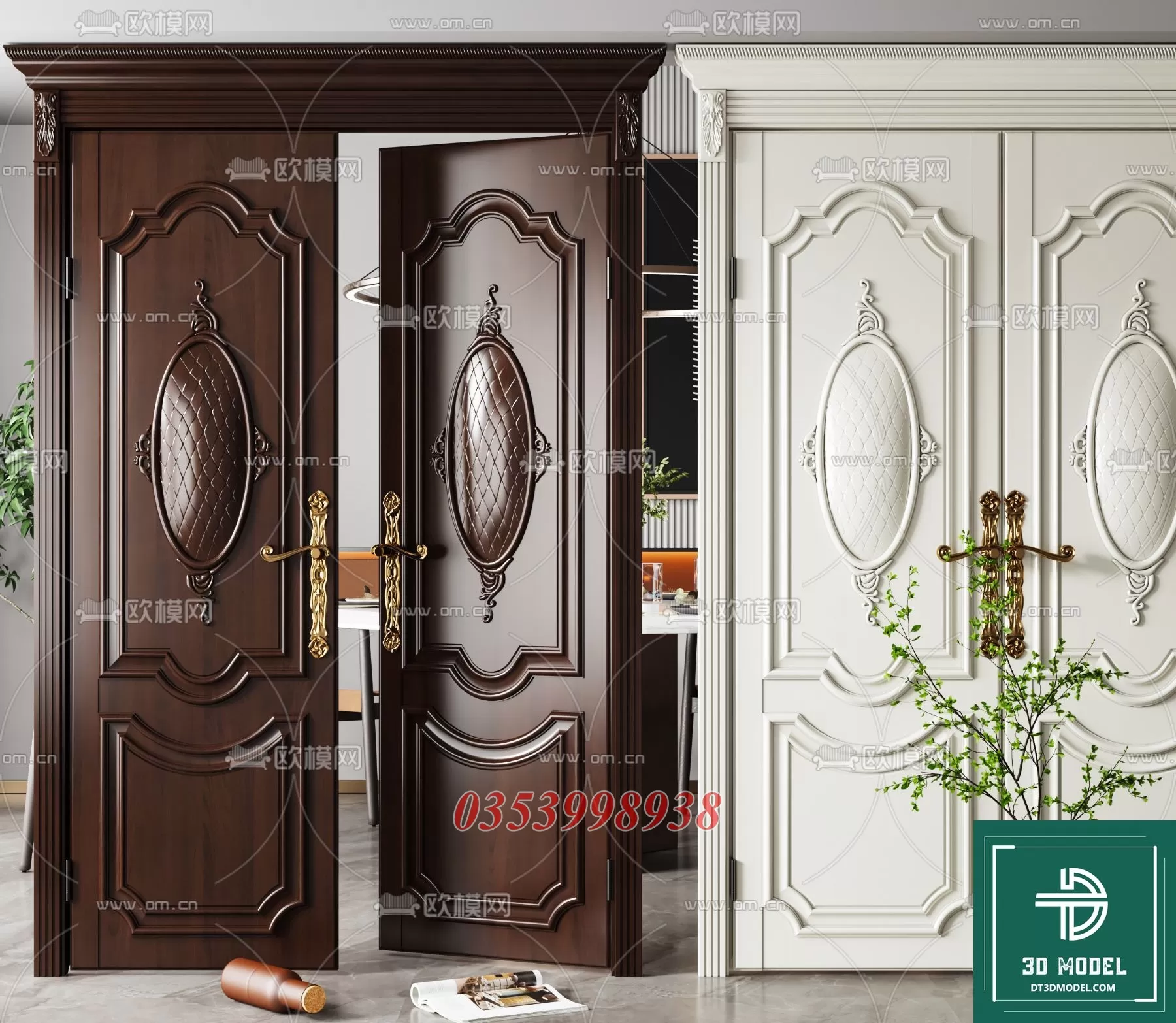 CLASSIC DOOR – 3DSKY MODELS – 098