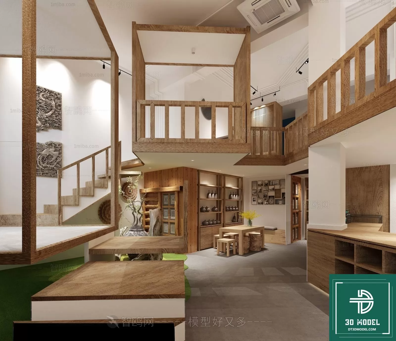 RESTAURANT – JAPAN STYLE – 3D BLOCK – 014