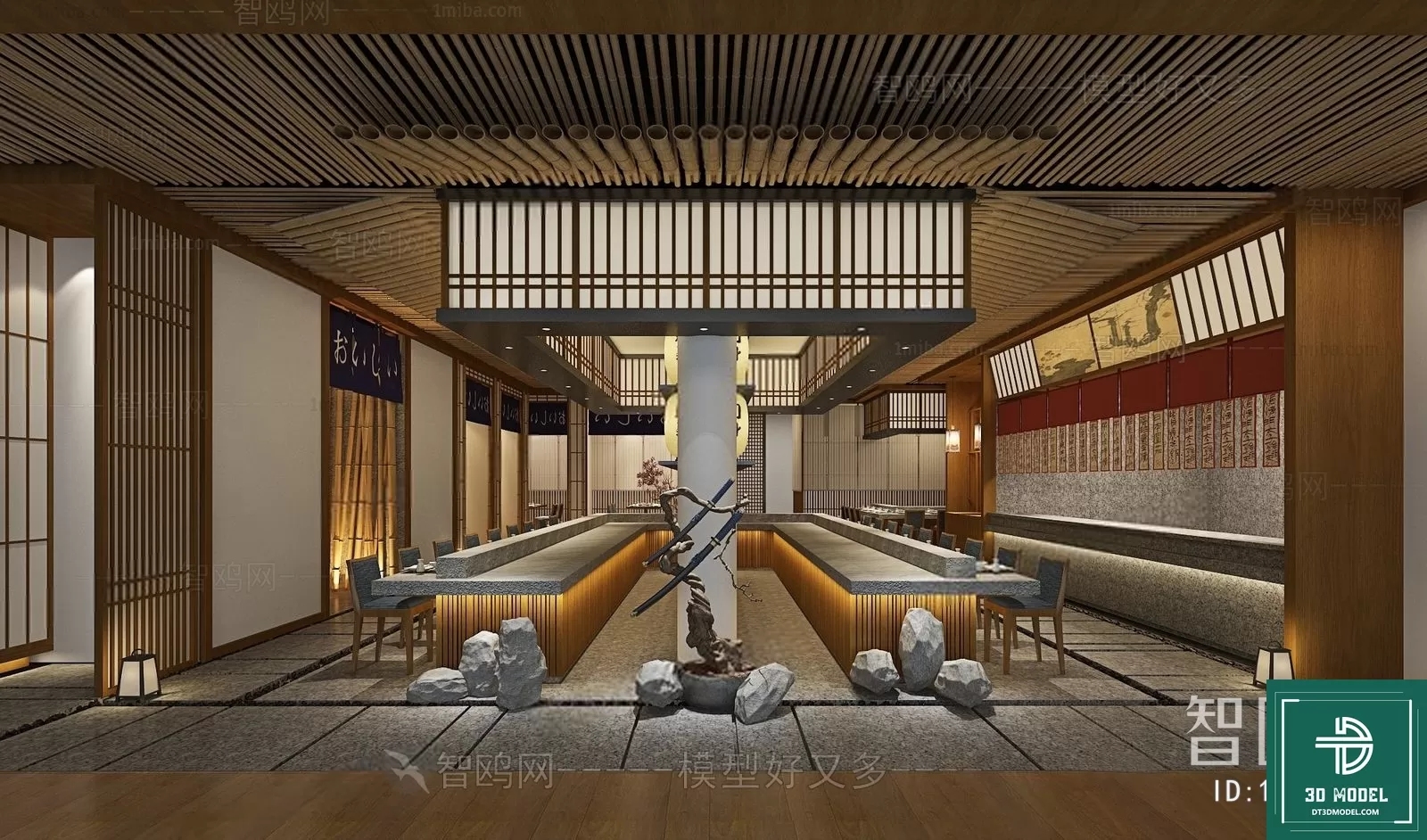 RESTAURANT – JAPAN STYLE – 3D BLOCK – 020