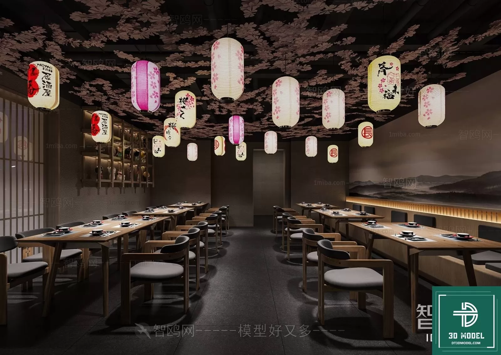 RESTAURANT – JAPAN STYLE – 3D BLOCK – 025
