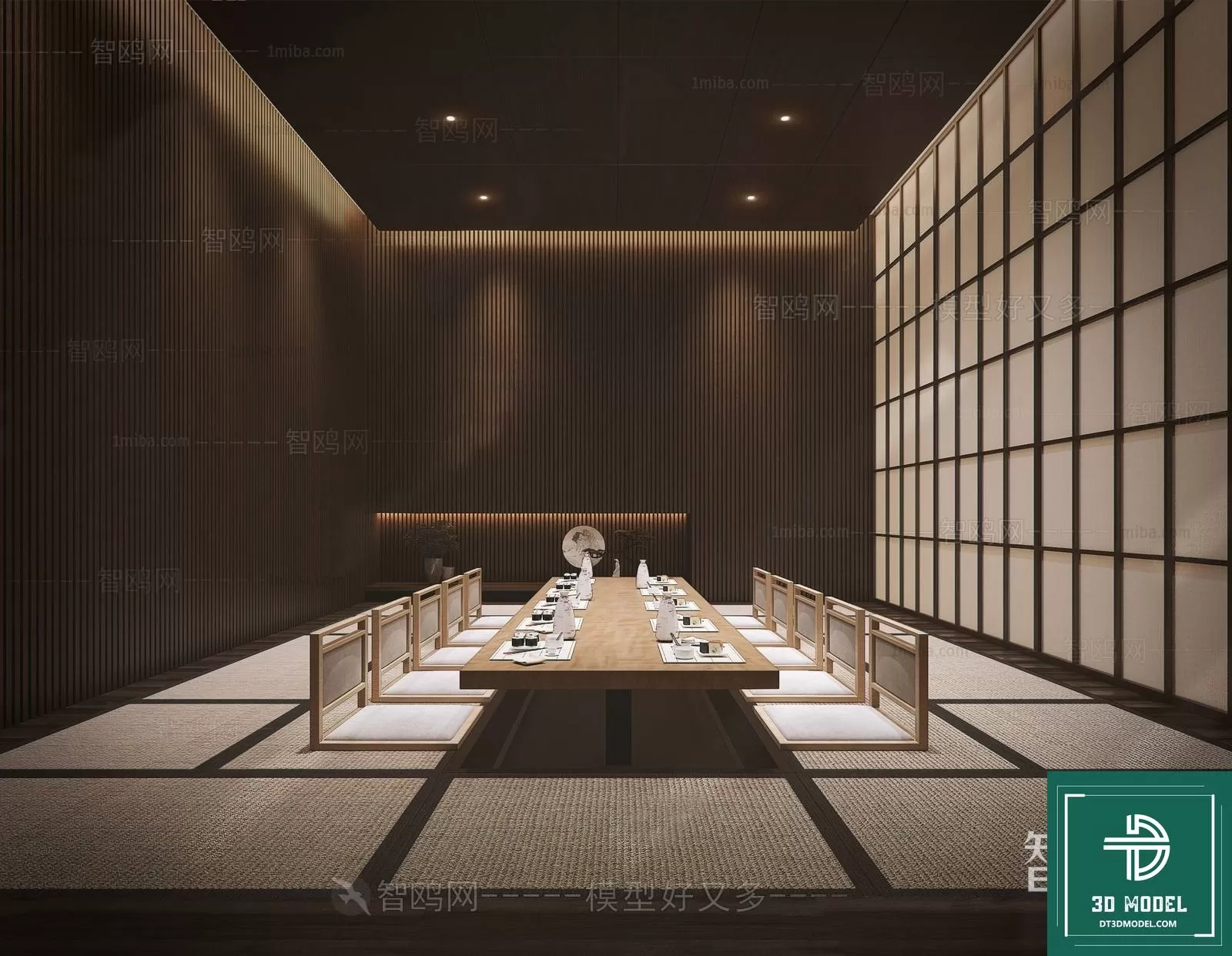 RESTAURANT – JAPAN STYLE – 3D BLOCK – 029