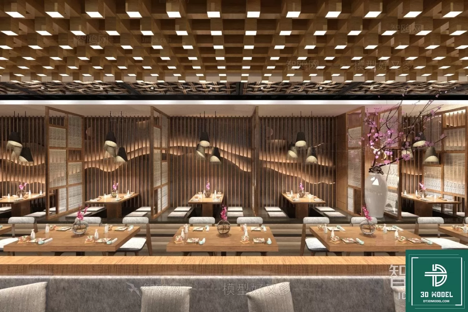 RESTAURANT – JAPAN STYLE – 3D BLOCK – 030