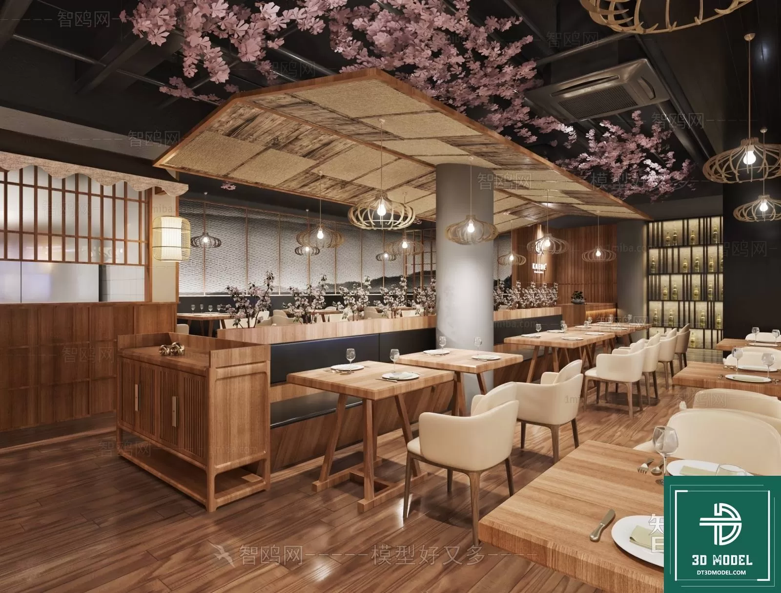 RESTAURANT – JAPAN STYLE – 3D BLOCK – 032