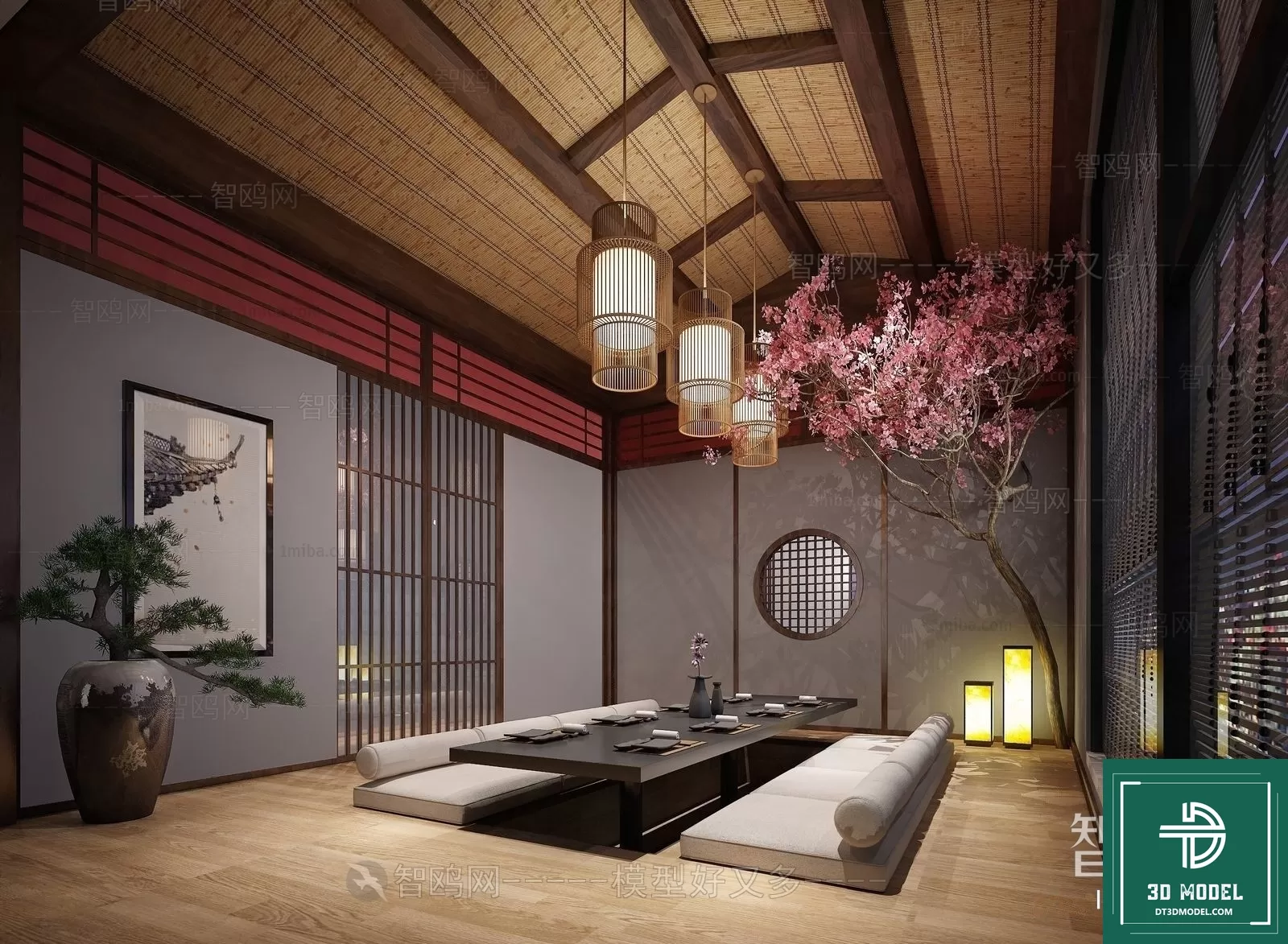 RESTAURANT – JAPAN STYLE – 3D BLOCK – 036