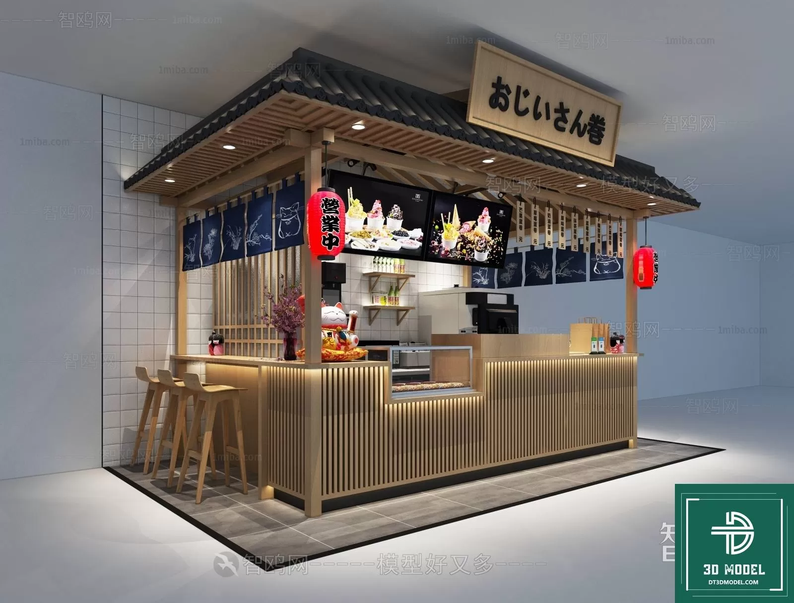 RESTAURANT – JAPAN STYLE – 3D BLOCK – 041