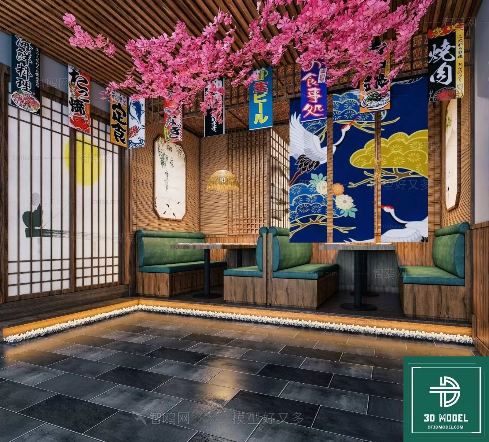 RESTAURANT – JAPAN STYLE – 3D BLOCK – 044