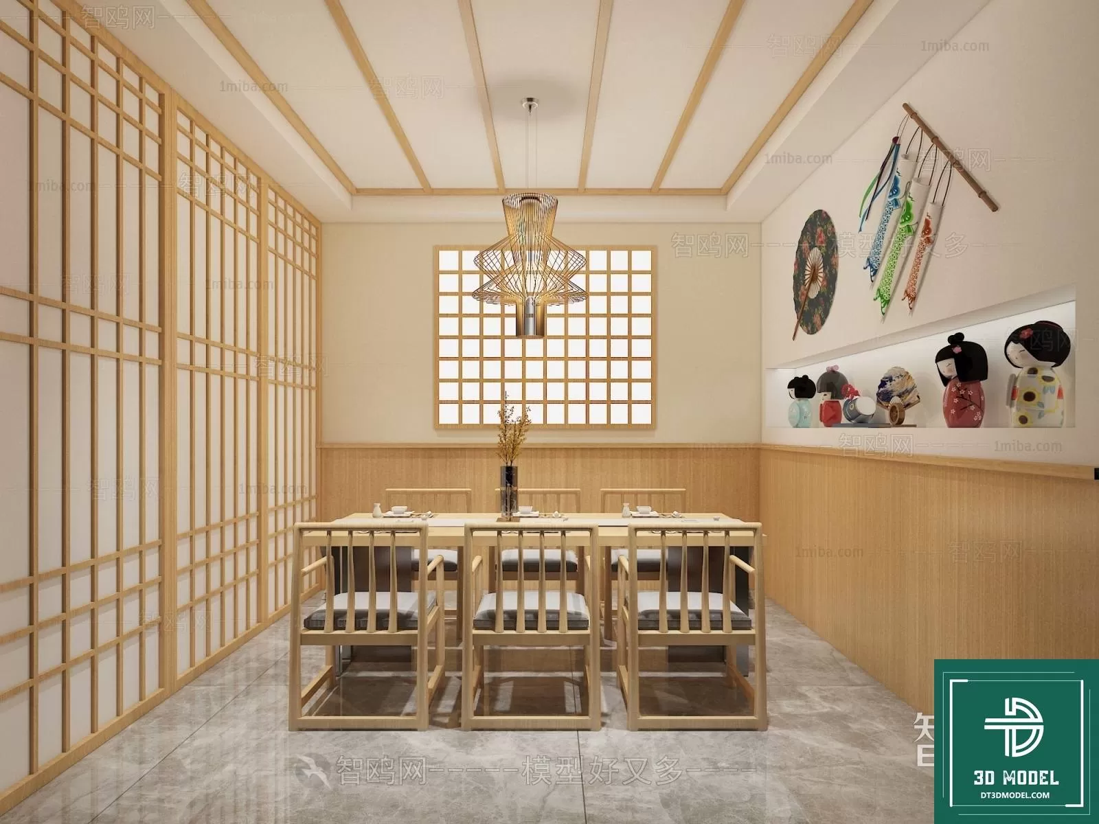 RESTAURANT – JAPAN STYLE – 3D BLOCK – 047