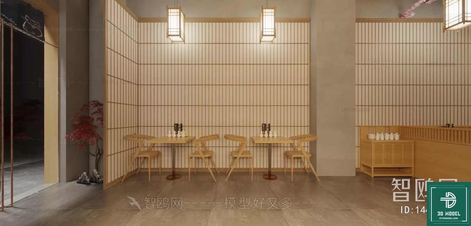 RESTAURANT – JAPAN STYLE – 3D BLOCK – 054