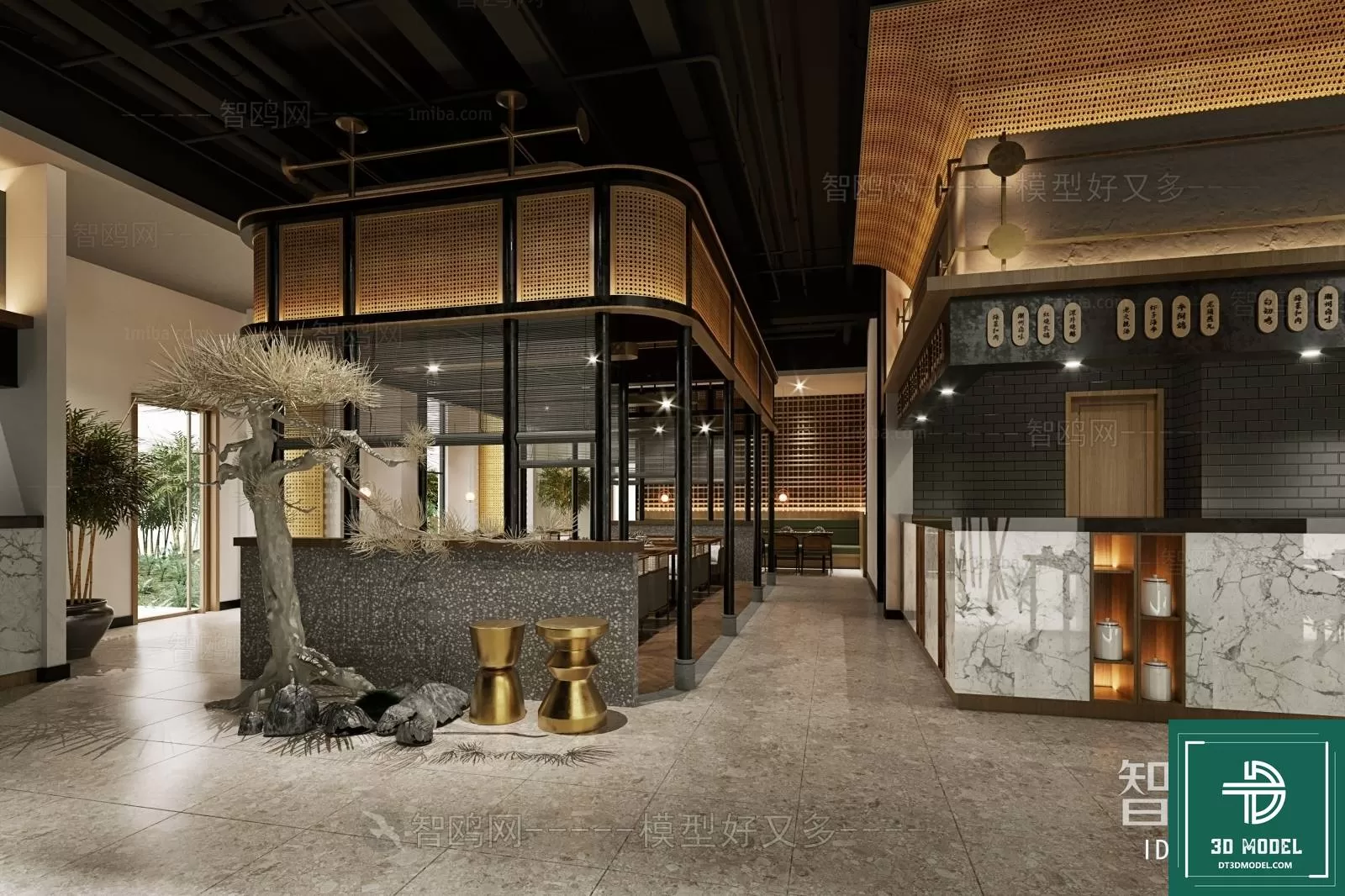 RESTAURANT – JAPAN STYLE – 3D BLOCK – 059