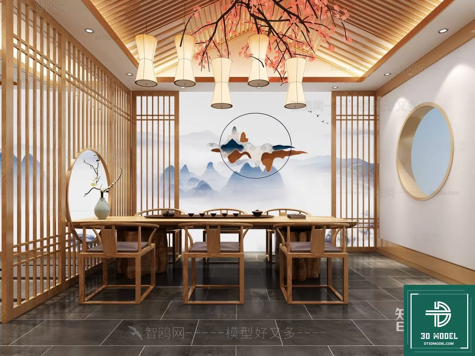 RESTAURANT – JAPAN STYLE – 3D BLOCK – 061