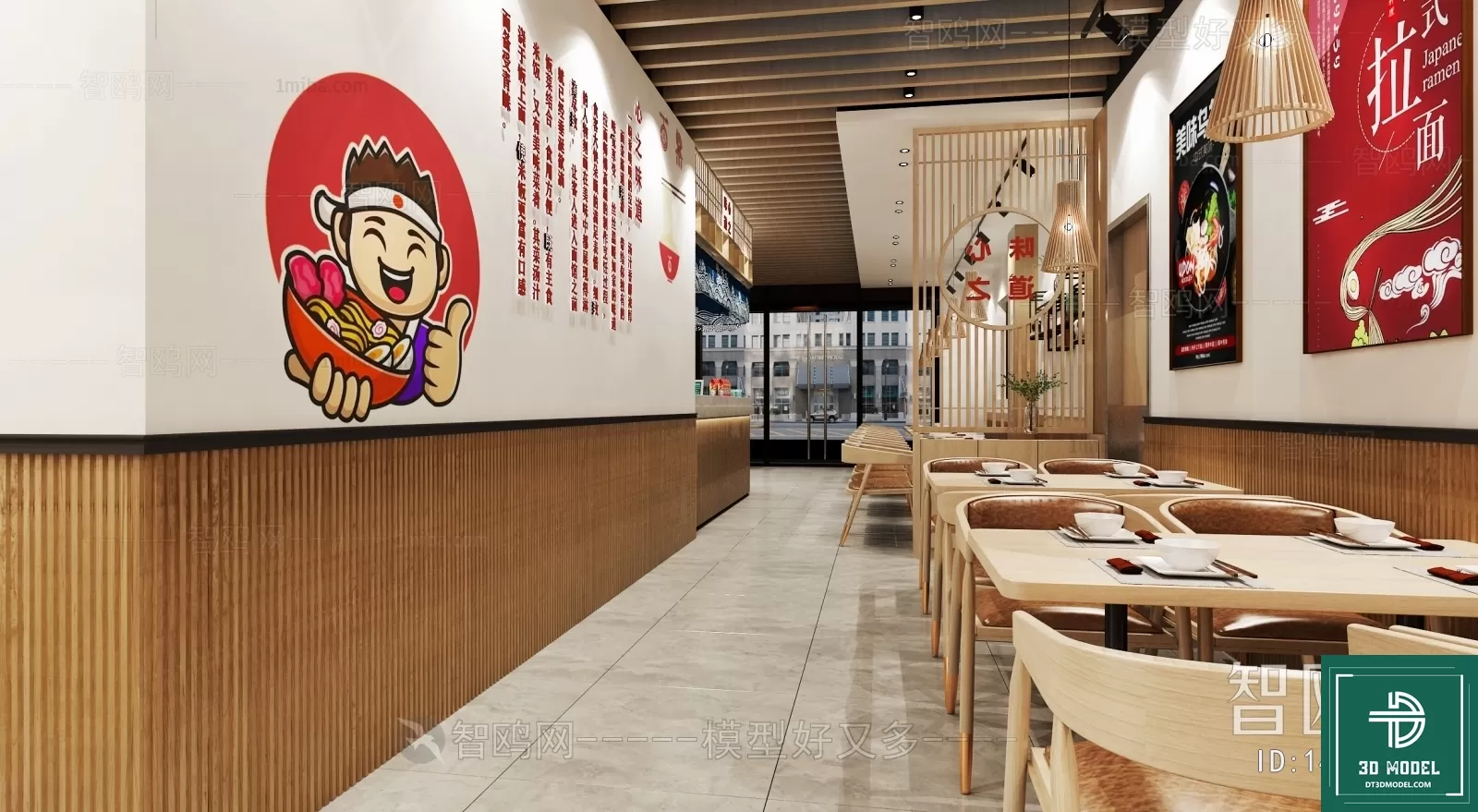 RESTAURANT – JAPAN STYLE – 3D BLOCK – 062