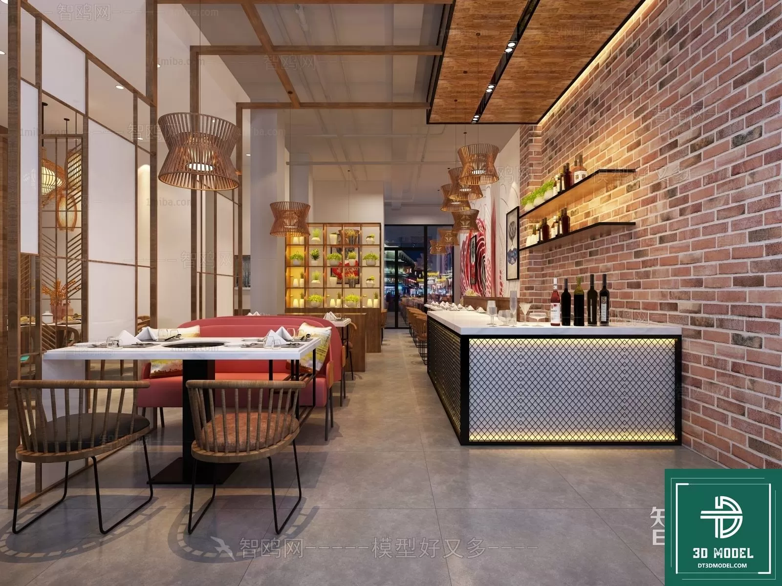 RESTAURANT – JAPAN STYLE – 3D BLOCK – 063