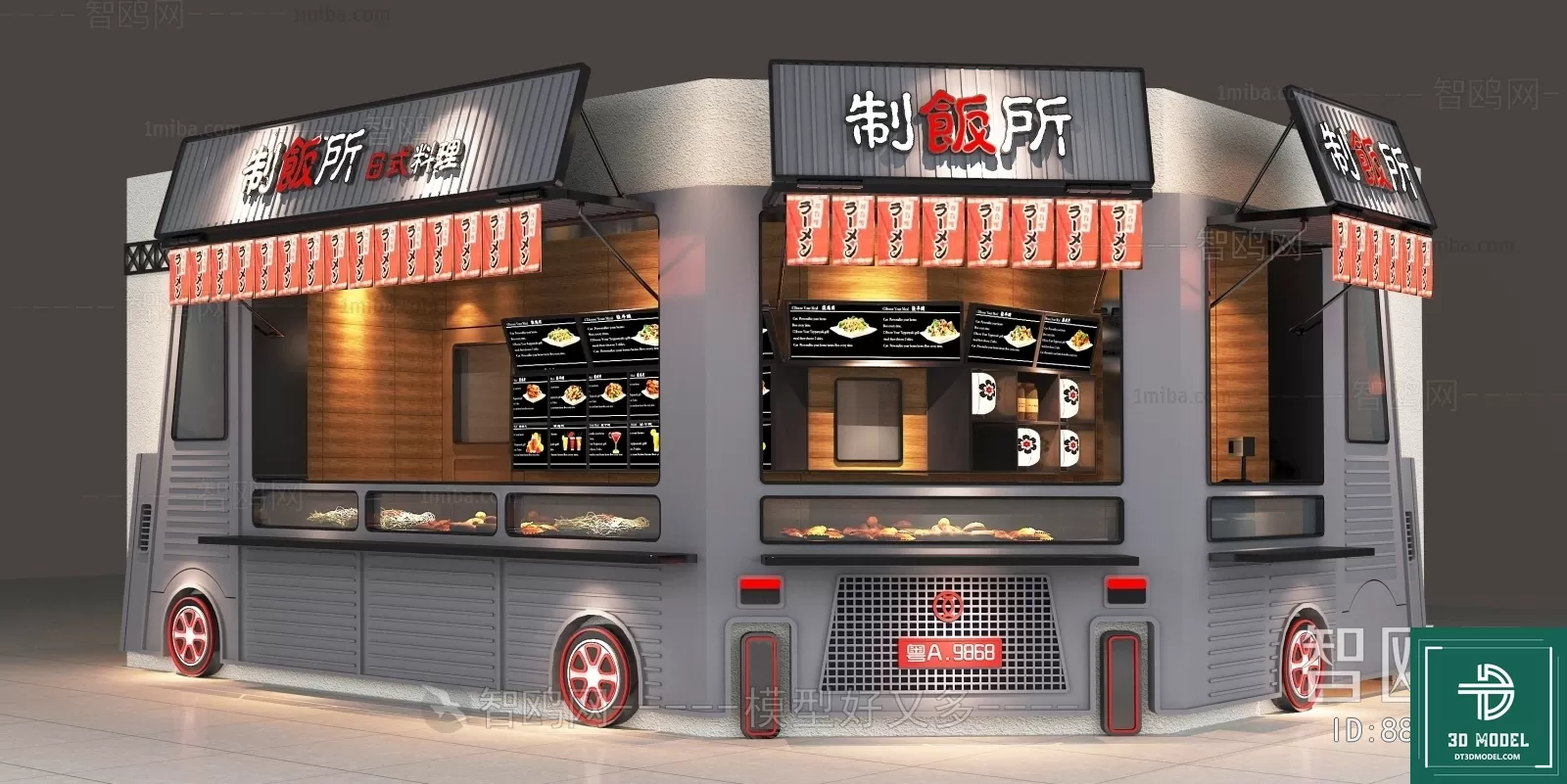 RESTAURANT – JAPAN STYLE – 3D BLOCK – 066