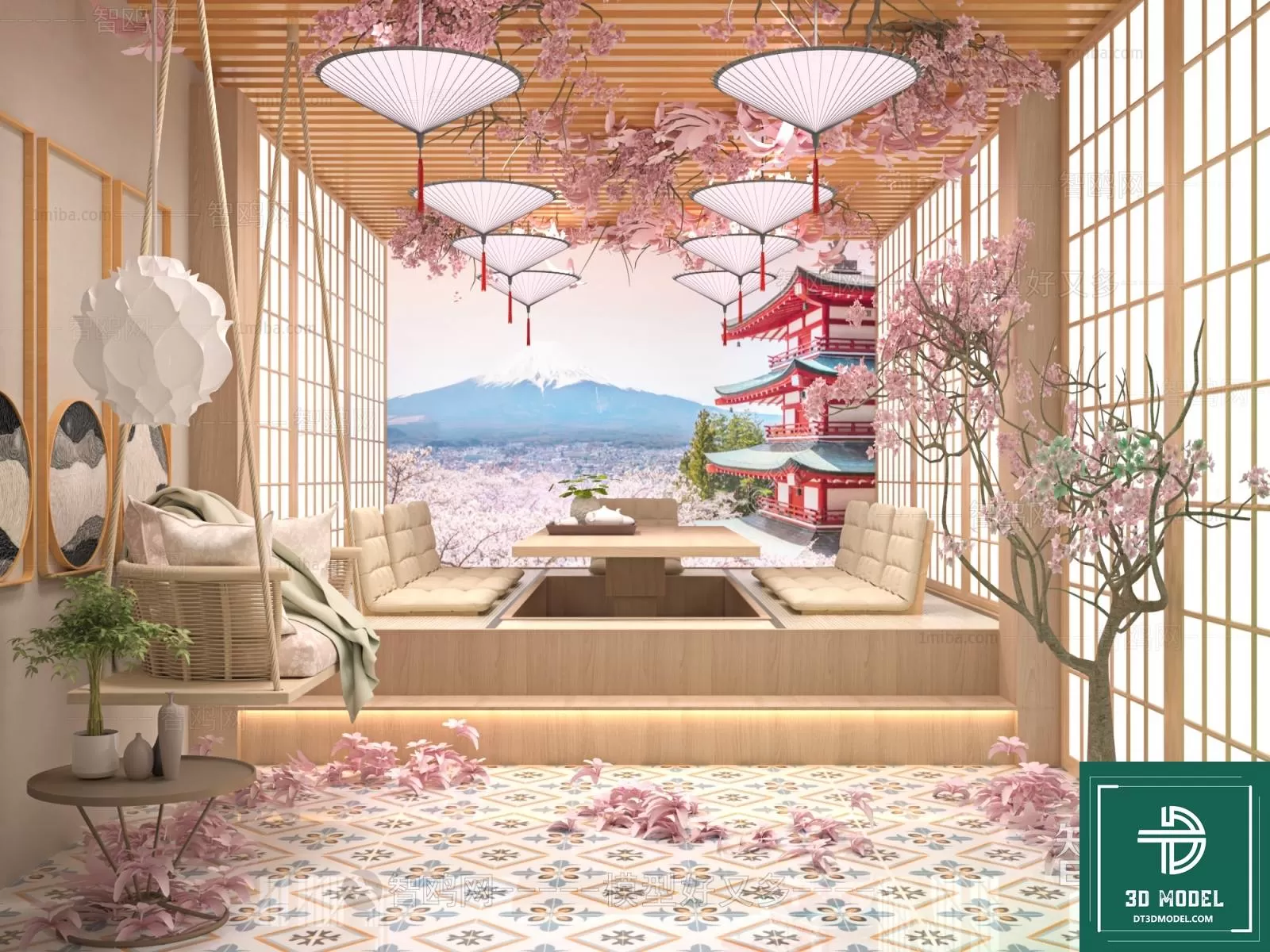 RESTAURANT – JAPAN STYLE – 3D BLOCK – 069