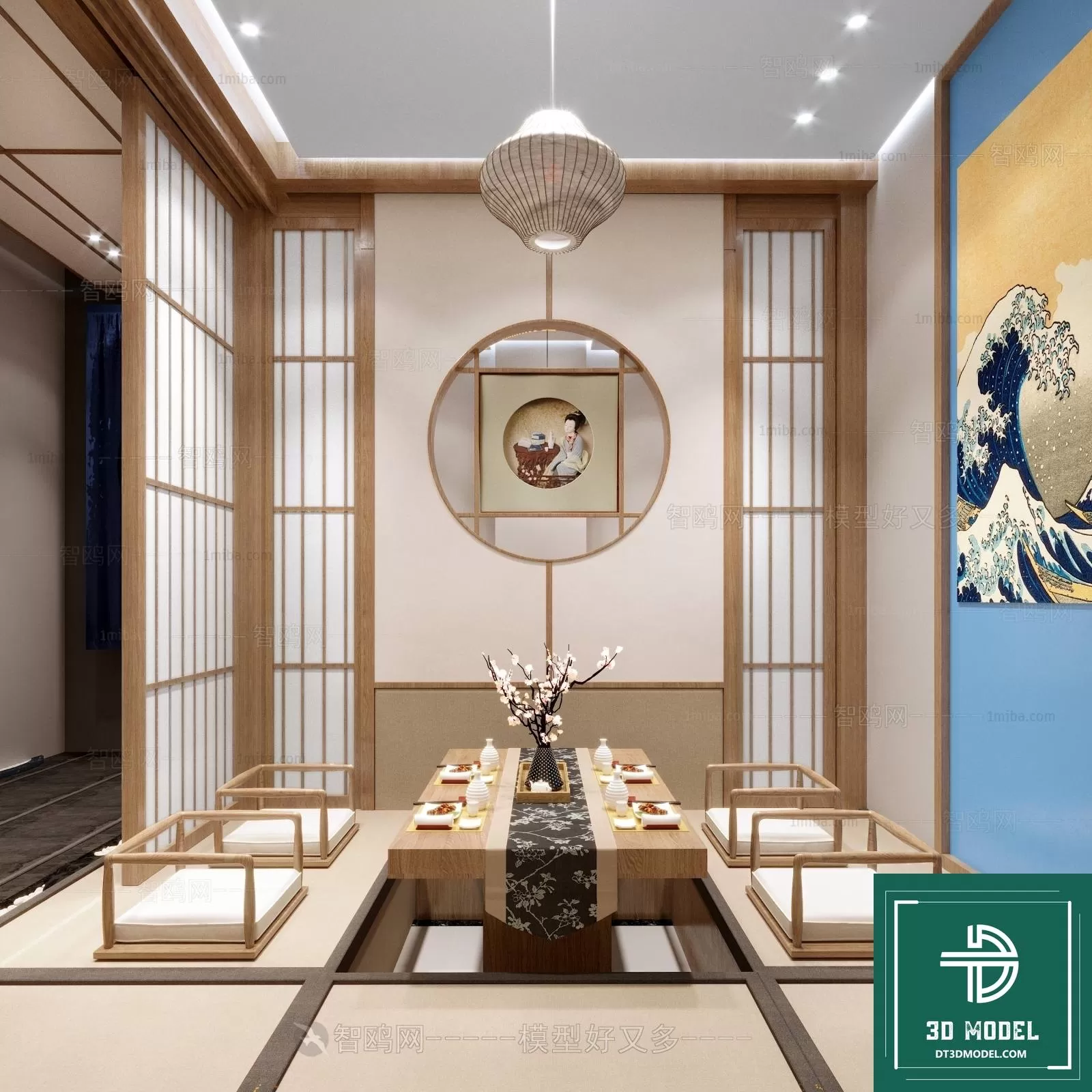 RESTAURANT – JAPAN STYLE – 3D BLOCK – 074