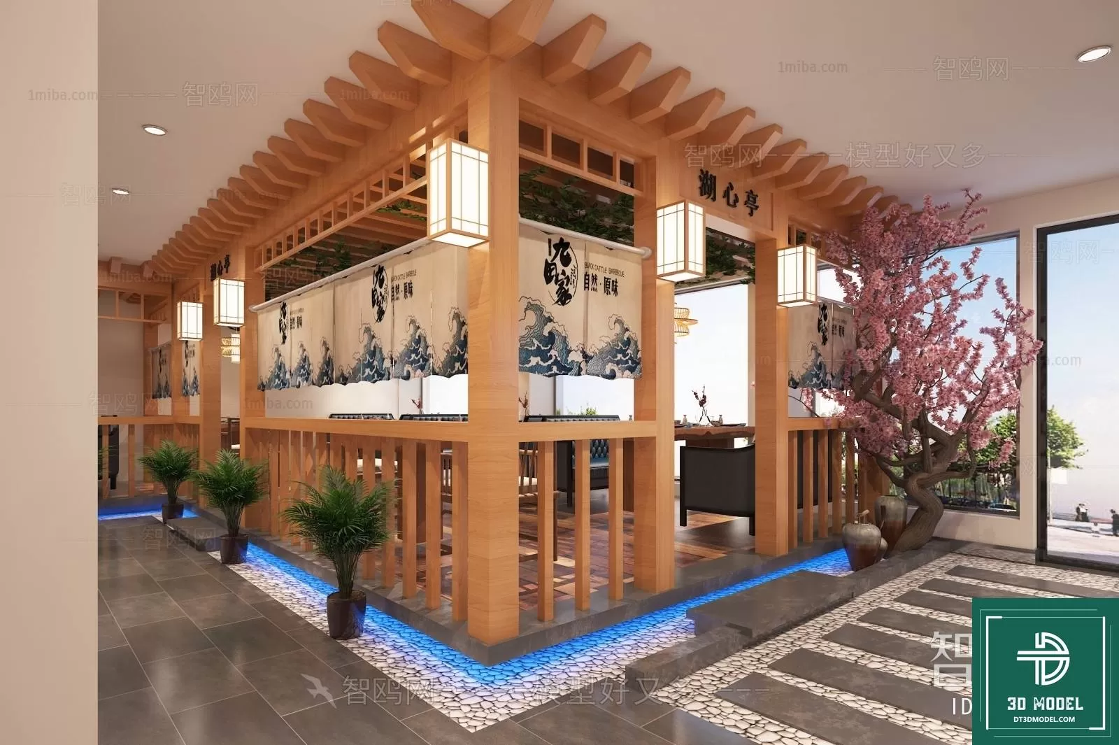 RESTAURANT – JAPAN STYLE – 3D BLOCK – 077