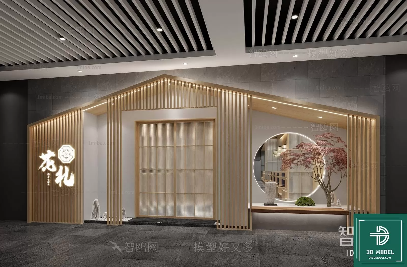 RESTAURANT – JAPAN STYLE – 3D BLOCK – 080