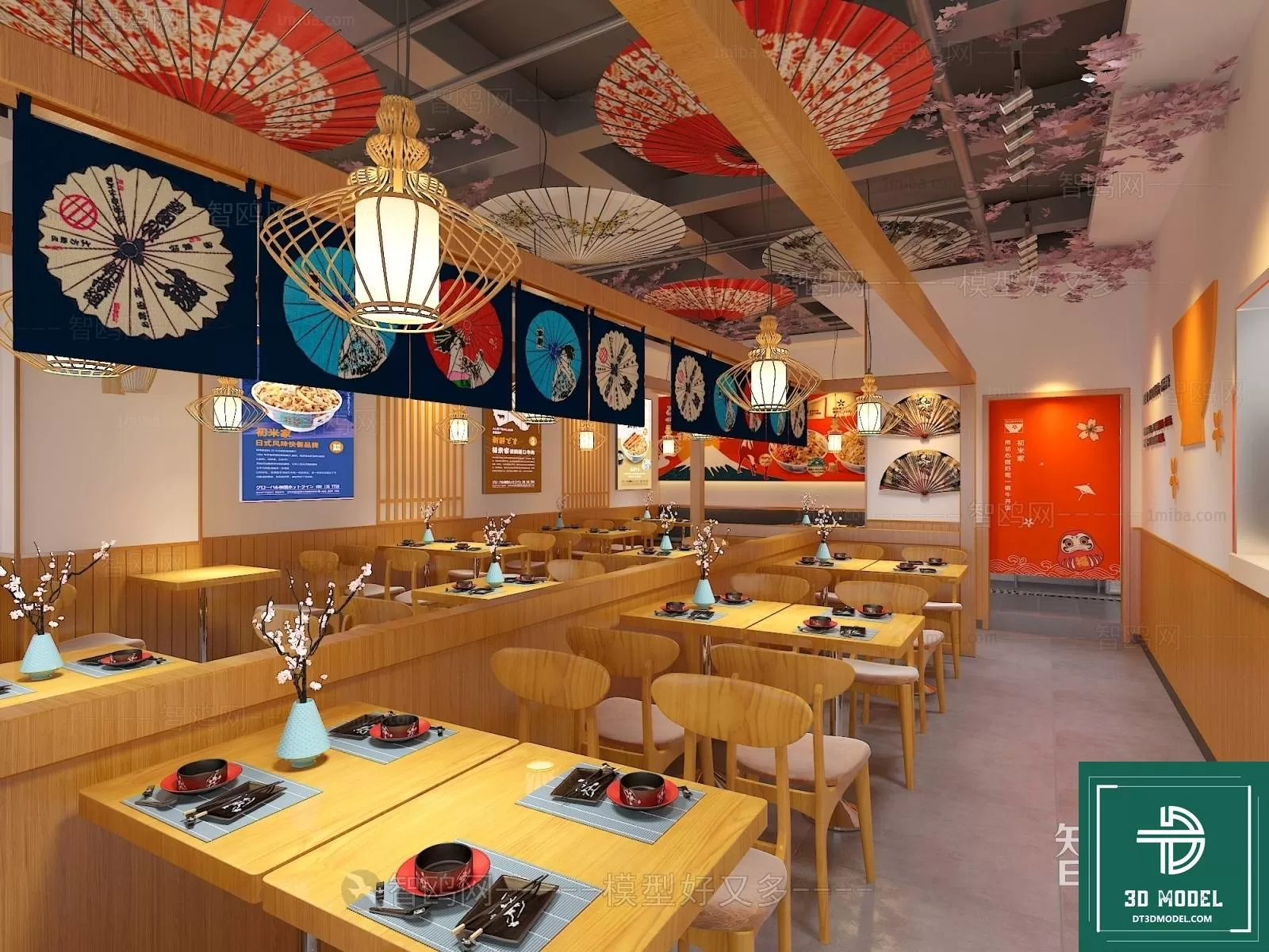 RESTAURANT – JAPAN STYLE – 3D BLOCK – 081