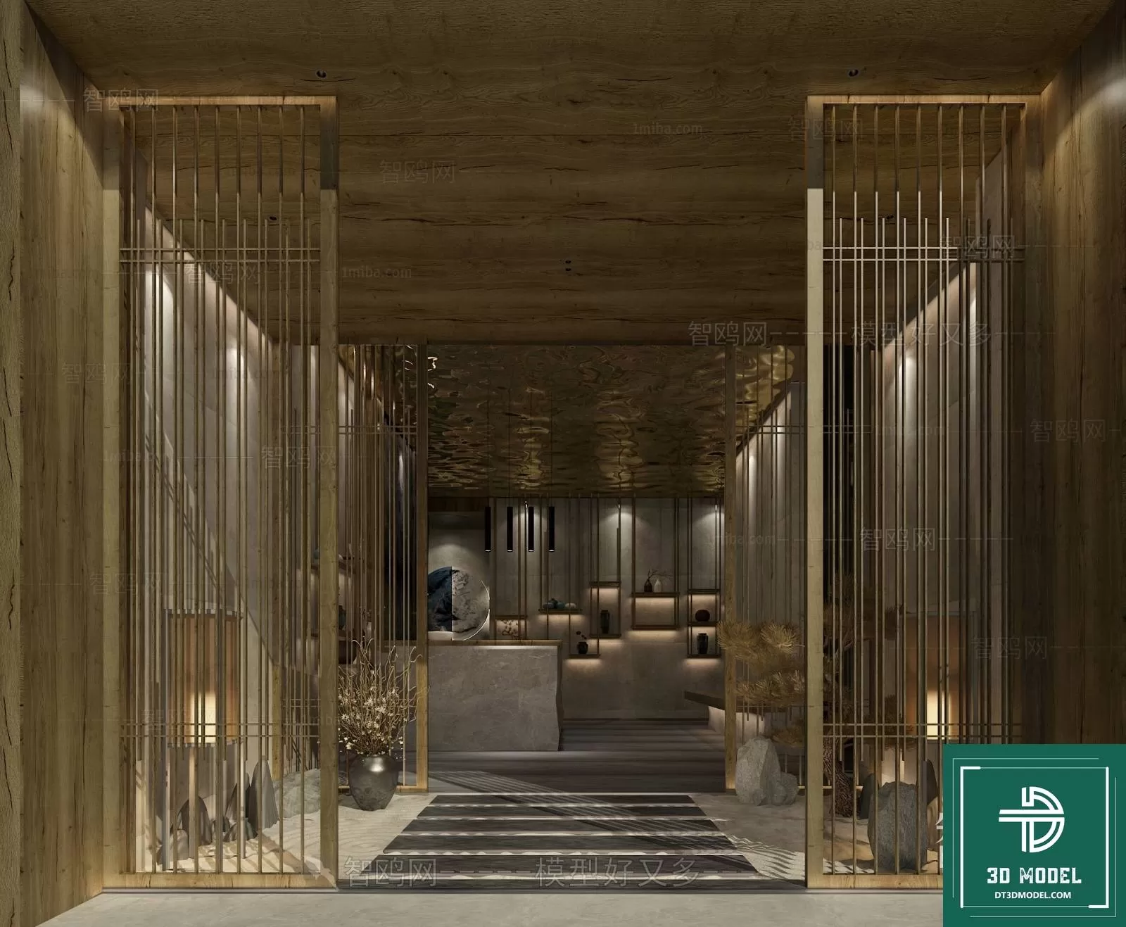 RESTAURANT – JAPAN STYLE – 3D BLOCK – 082