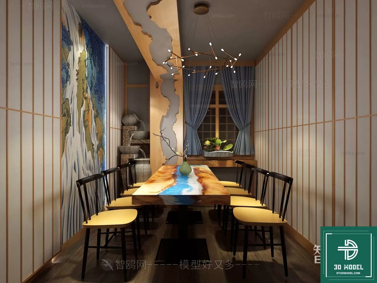 RESTAURANT – JAPAN STYLE – 3D BLOCK – 085