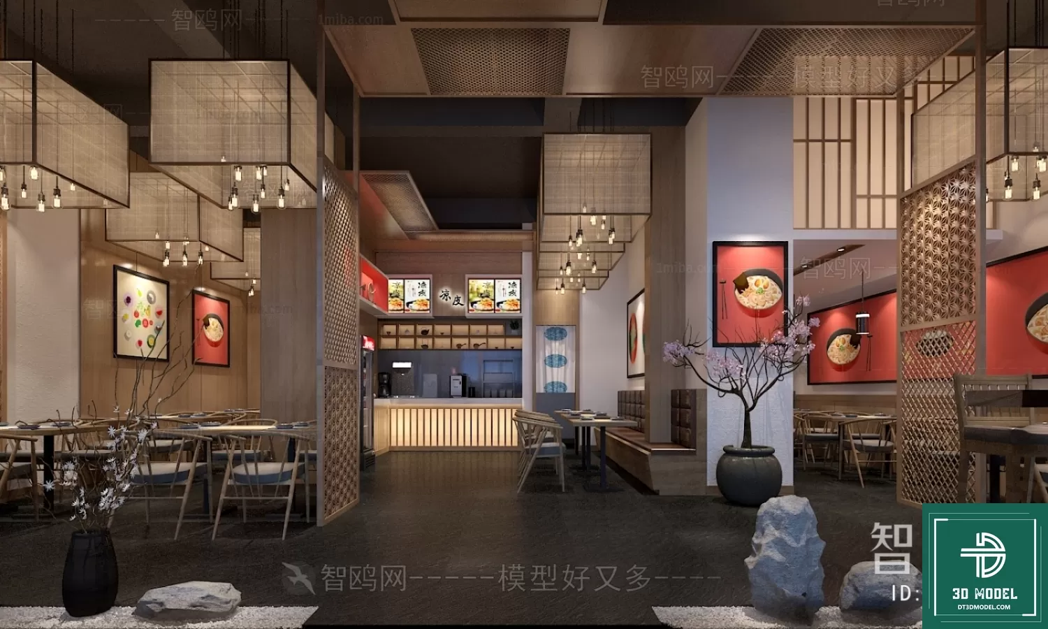 RESTAURANT – JAPAN STYLE – 3D BLOCK – 086