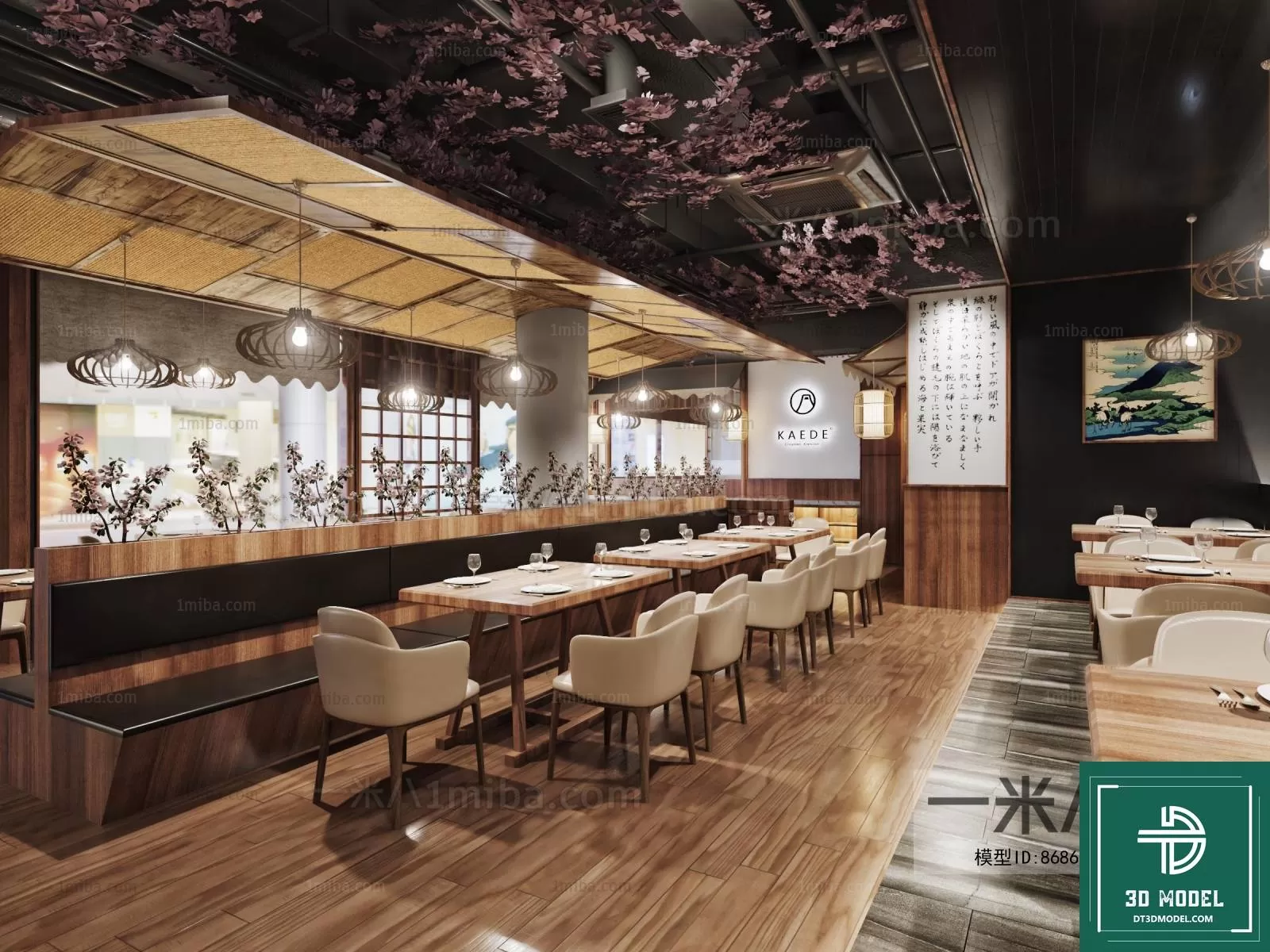 RESTAURANT – JAPAN STYLE – 3D BLOCK – 088