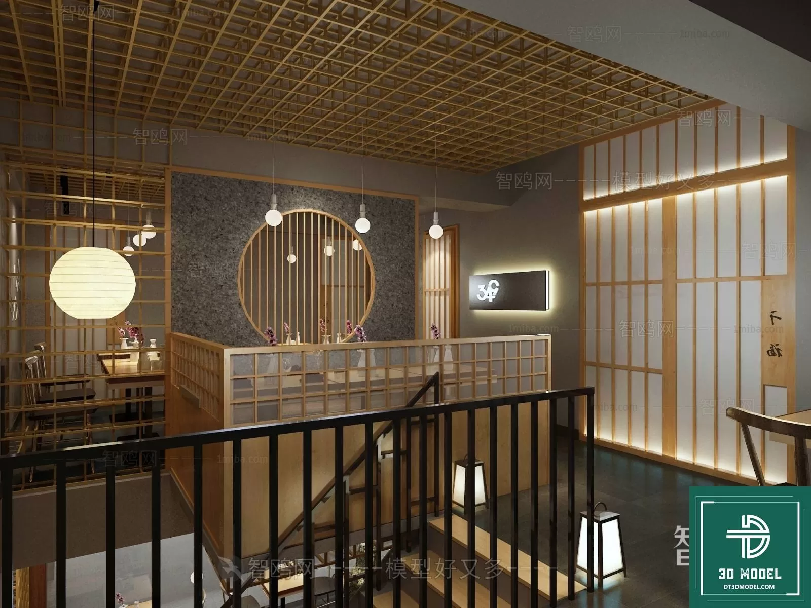 RESTAURANT – JAPAN STYLE – 3D BLOCK – 090