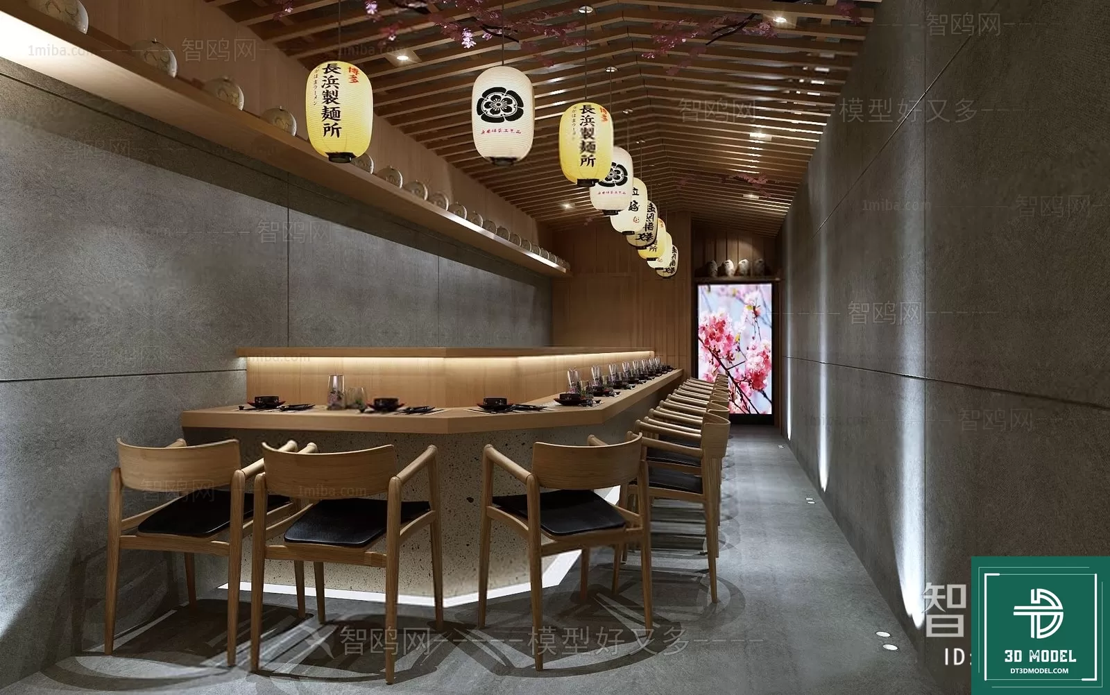 RESTAURANT – JAPAN STYLE – 3D BLOCK – 092
