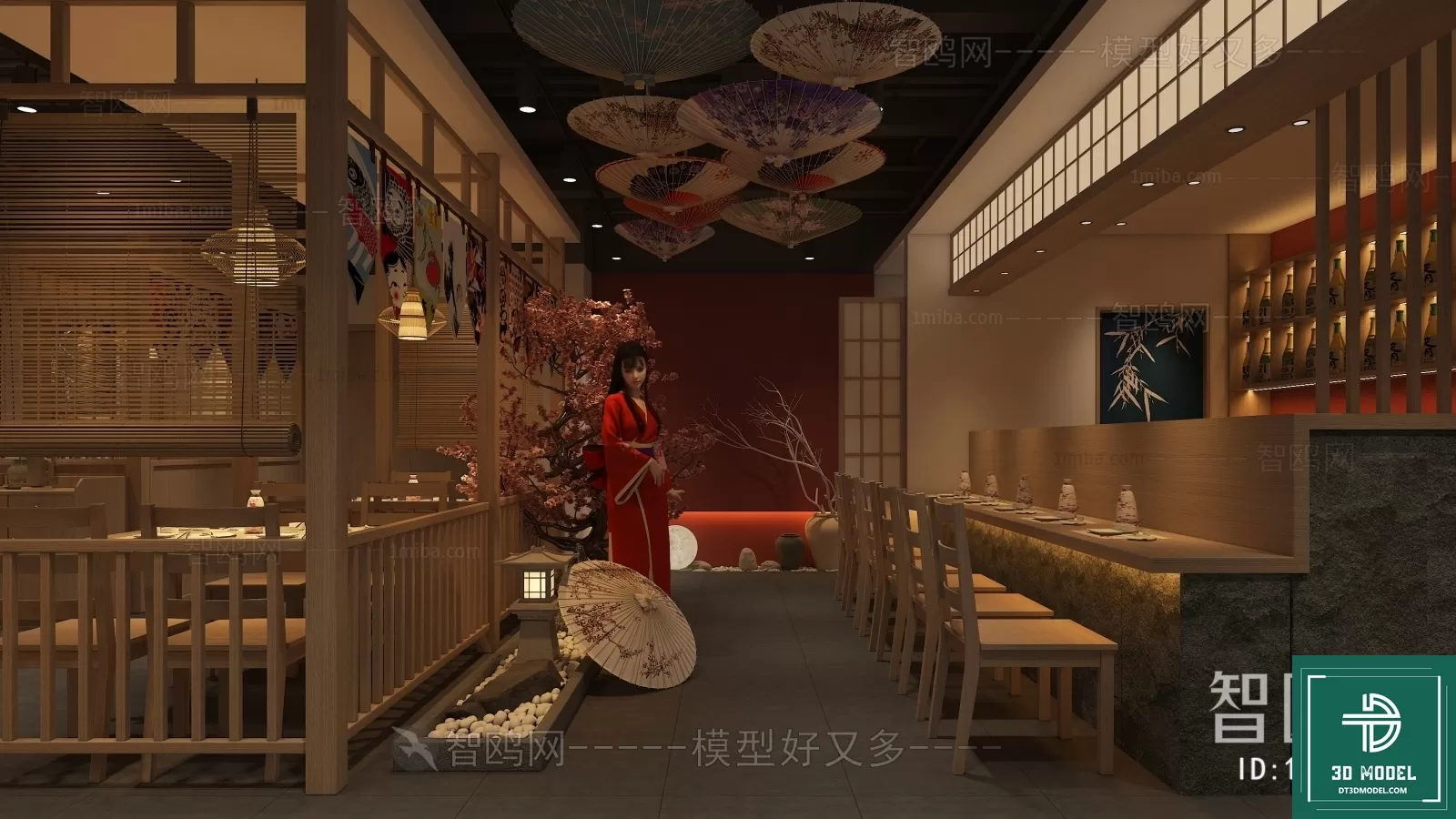 RESTAURANT – JAPAN STYLE – 3D BLOCK – 096