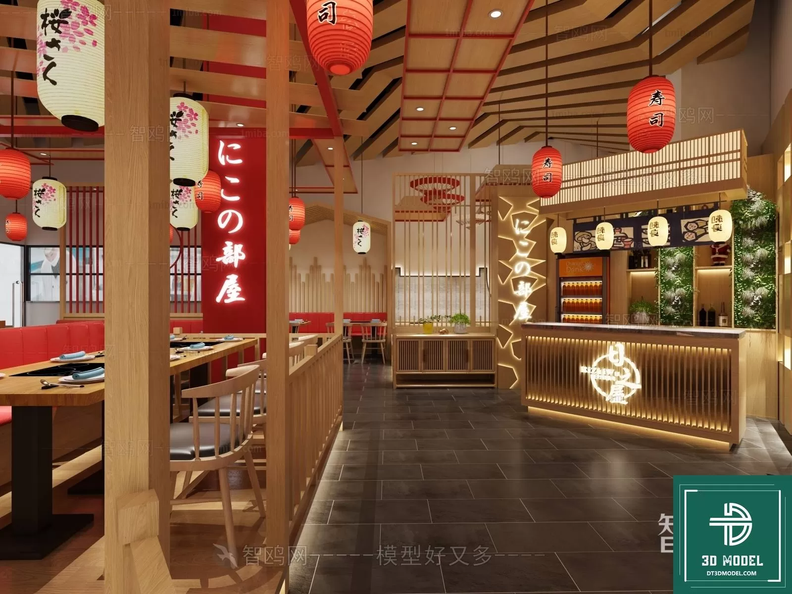 RESTAURANT – JAPAN STYLE – 3D BLOCK – 101