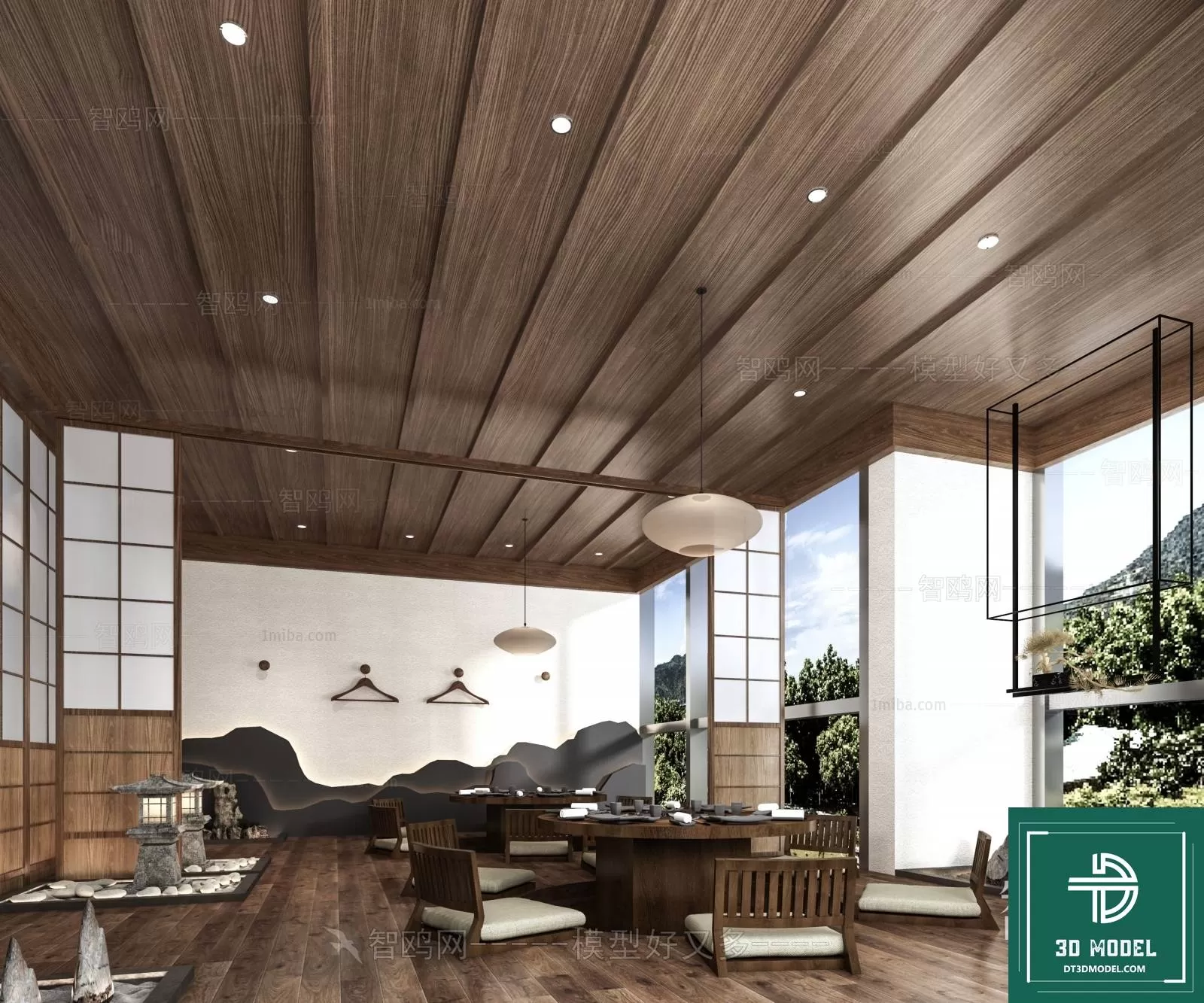 RESTAURANT – JAPAN STYLE – 3D BLOCK – 102