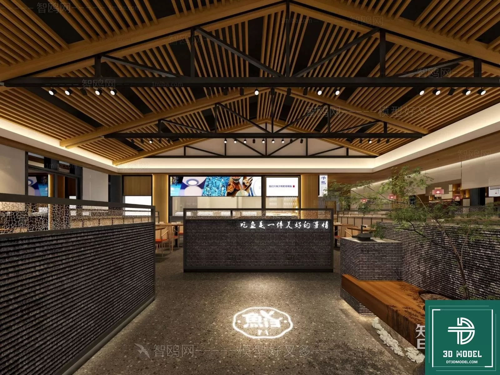 RESTAURANT – JAPAN STYLE – 3D BLOCK – 104