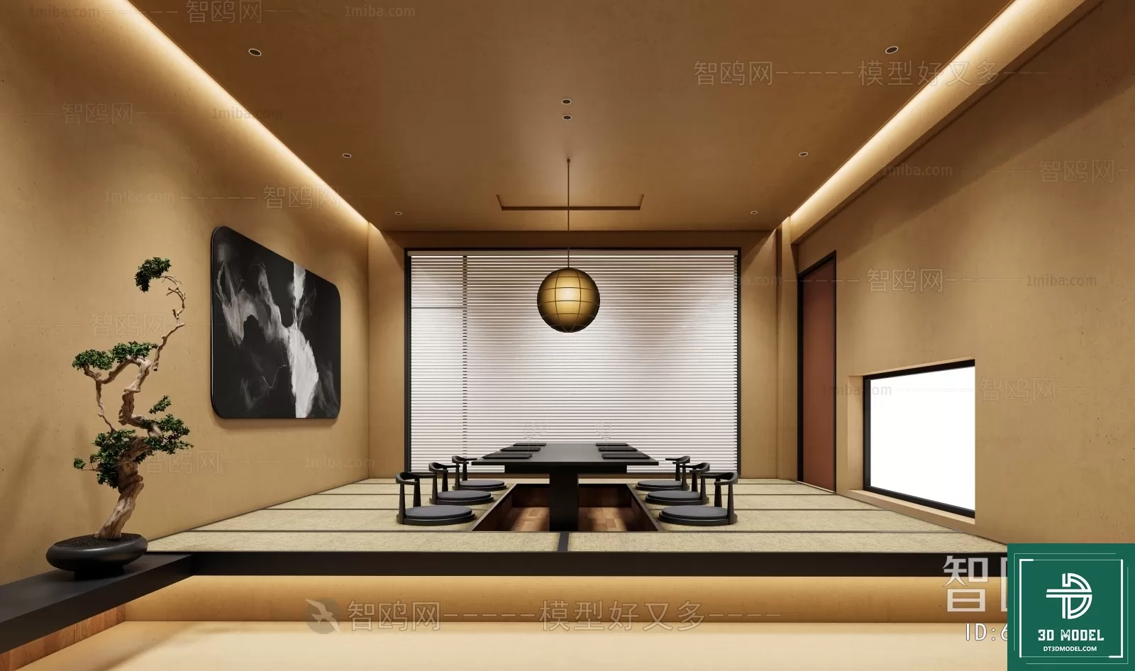 RESTAURANT – JAPAN STYLE – 3D BLOCK – 108