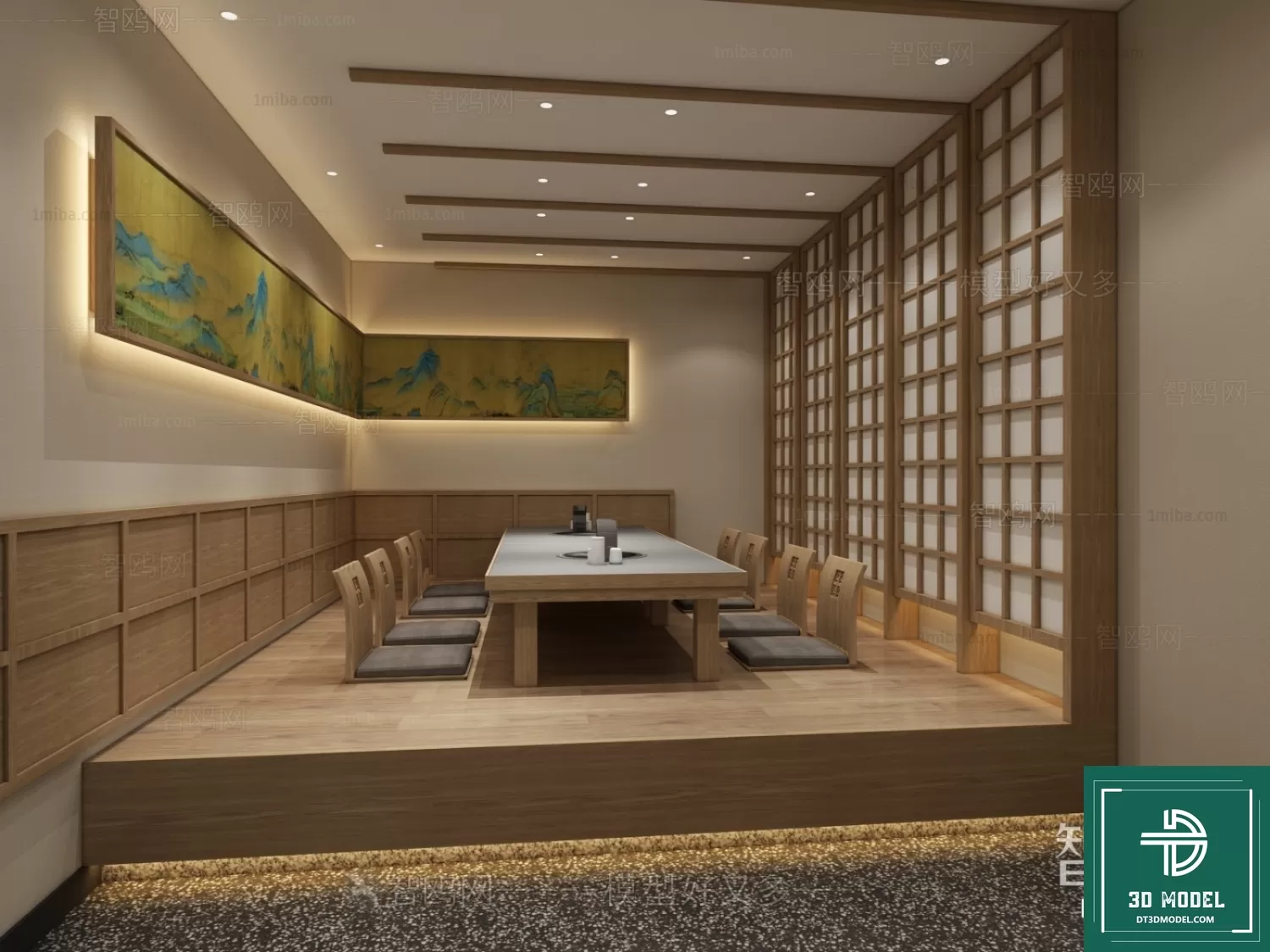 RESTAURANT – JAPAN STYLE – 3D BLOCK – 109