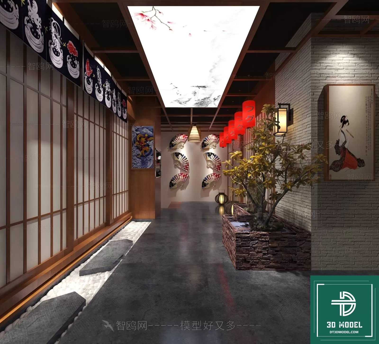 RESTAURANT – JAPAN STYLE – 3D BLOCK – 110